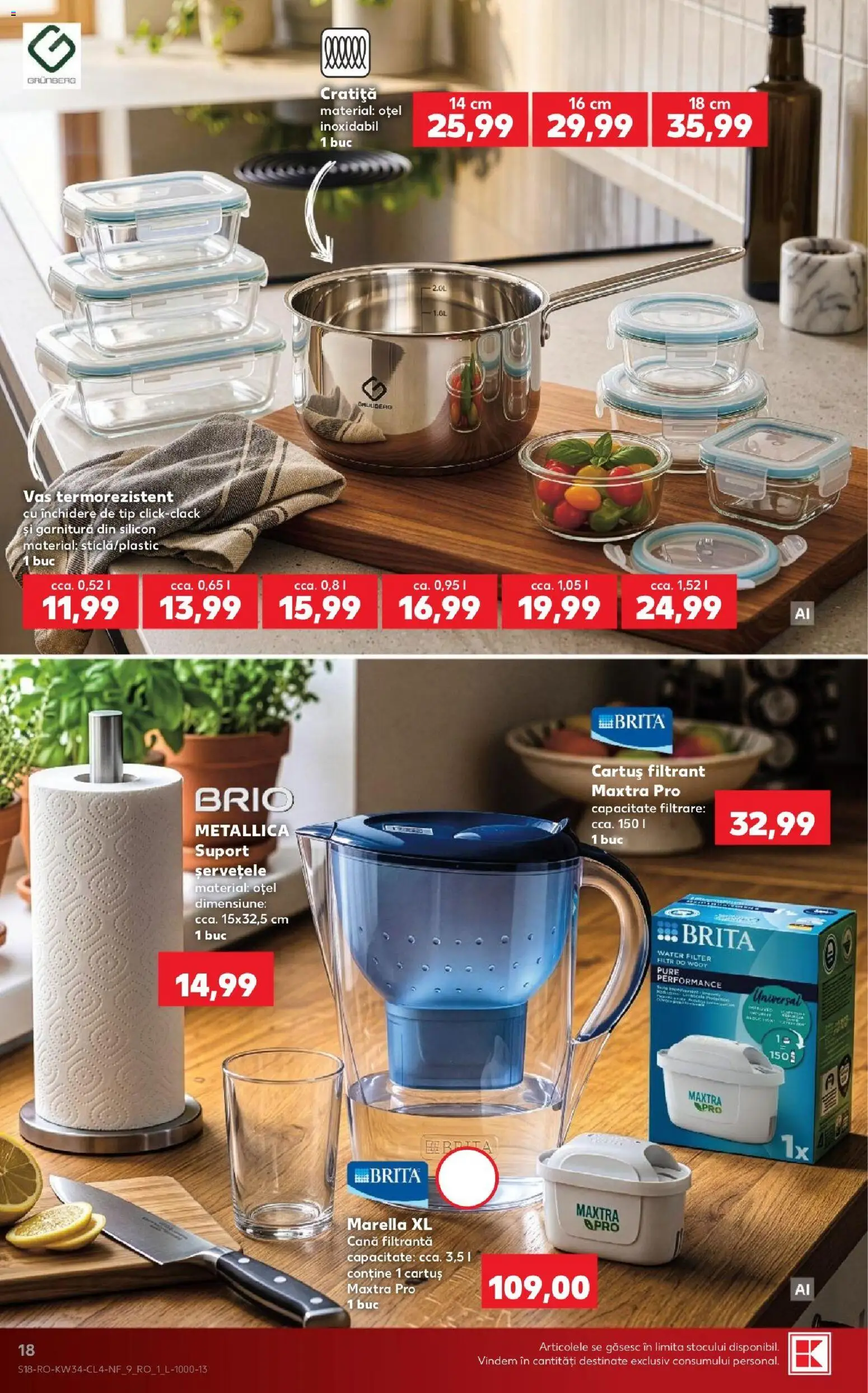 Catalog Kaufland 19 - 24 August 2026 | Pagina 18 | Produse: Cratiță, Tip, Suport
