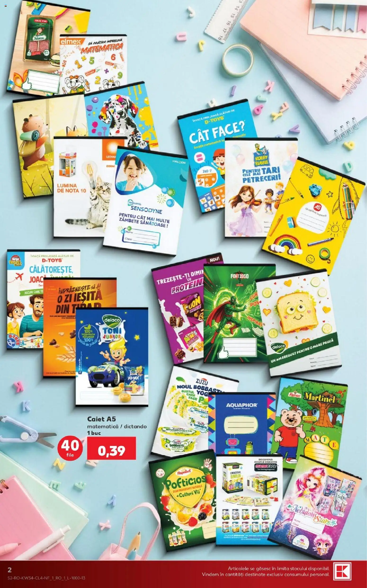 Catalog Kaufland 19 - 24 August 2026 | Pagina 2 | Produse: Lumină, Delaco, Zuzu