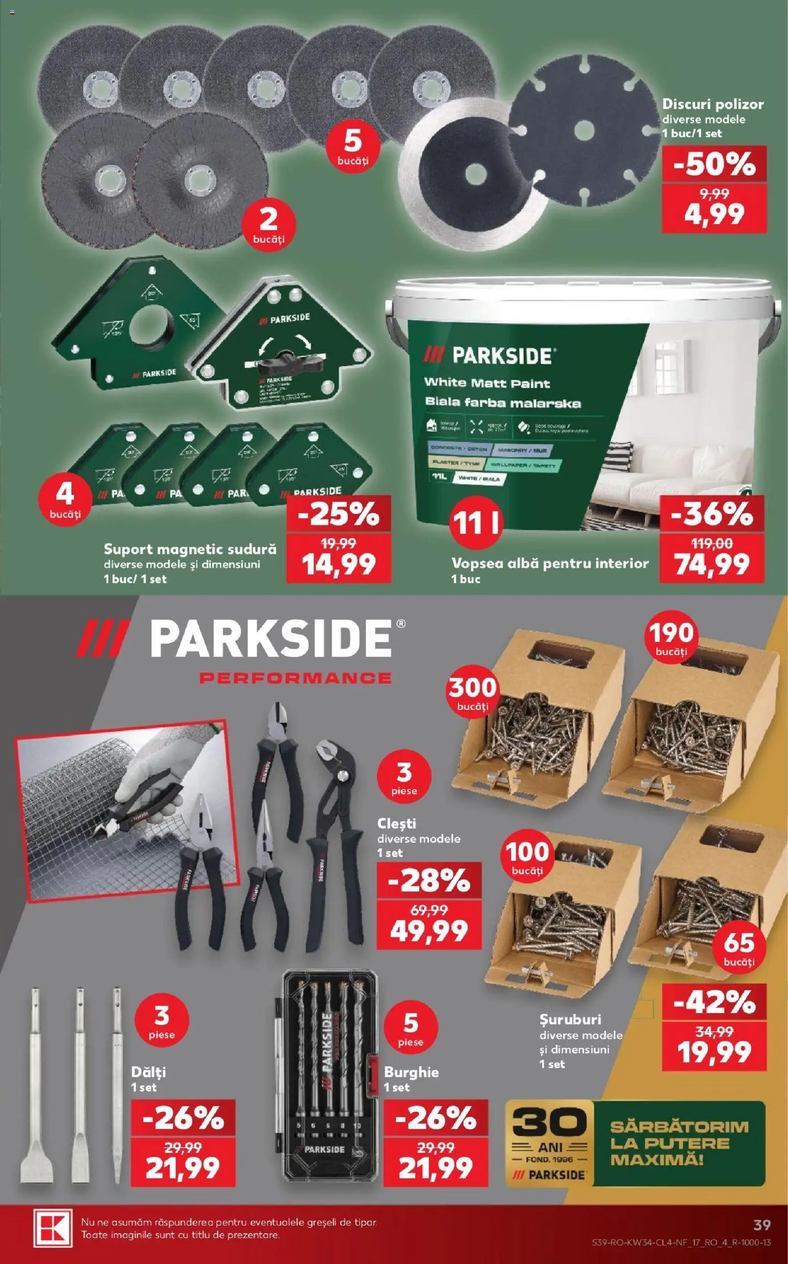 Catalog Kaufland 19 - 24 August 2026 | Pagina 39 | Produse: Suport magnetic, Alba, Polizor, Suport