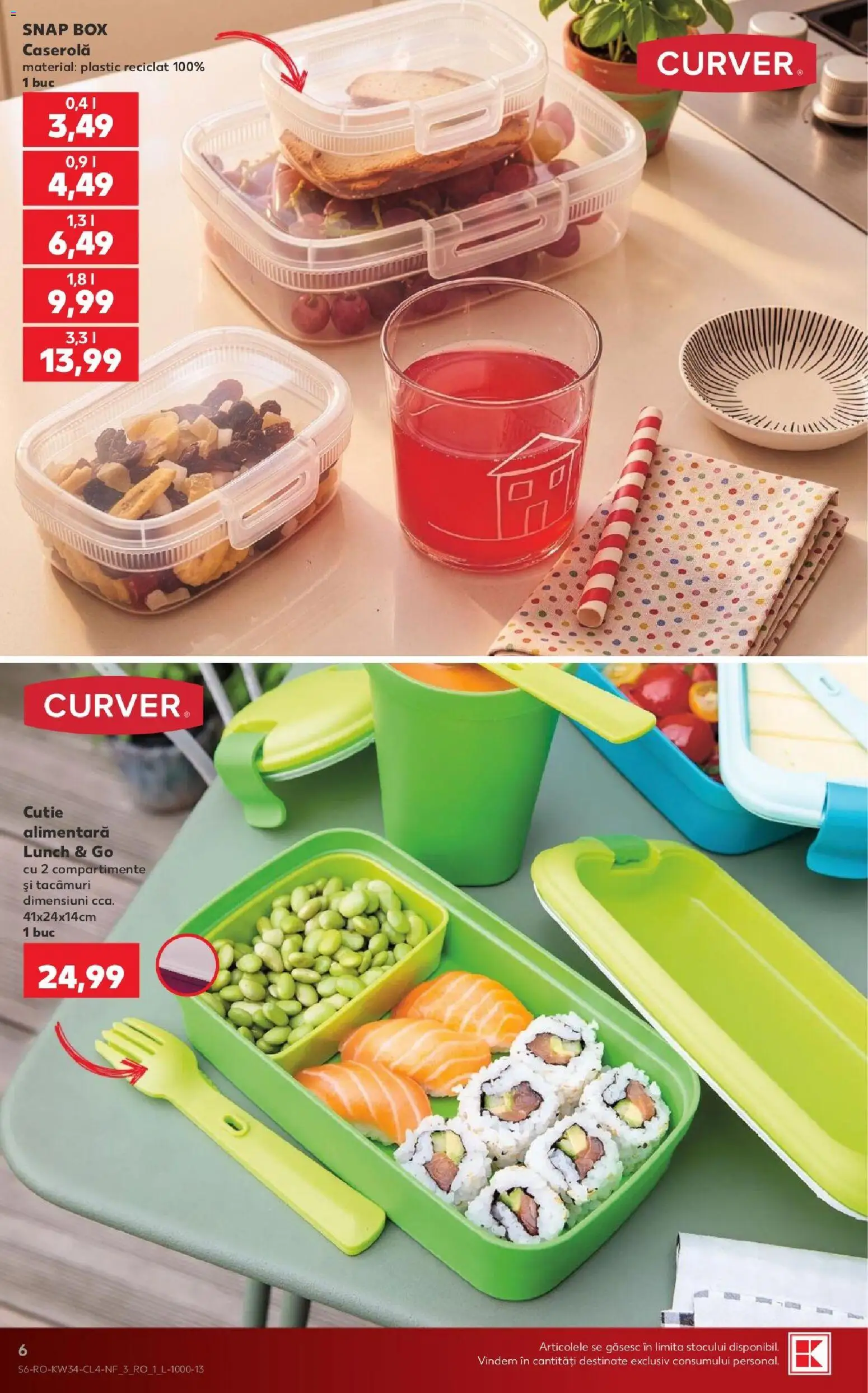 Catalog Kaufland 19 - 24 August 2026 | Pagina 6 | Produse: Caserola, Cutie