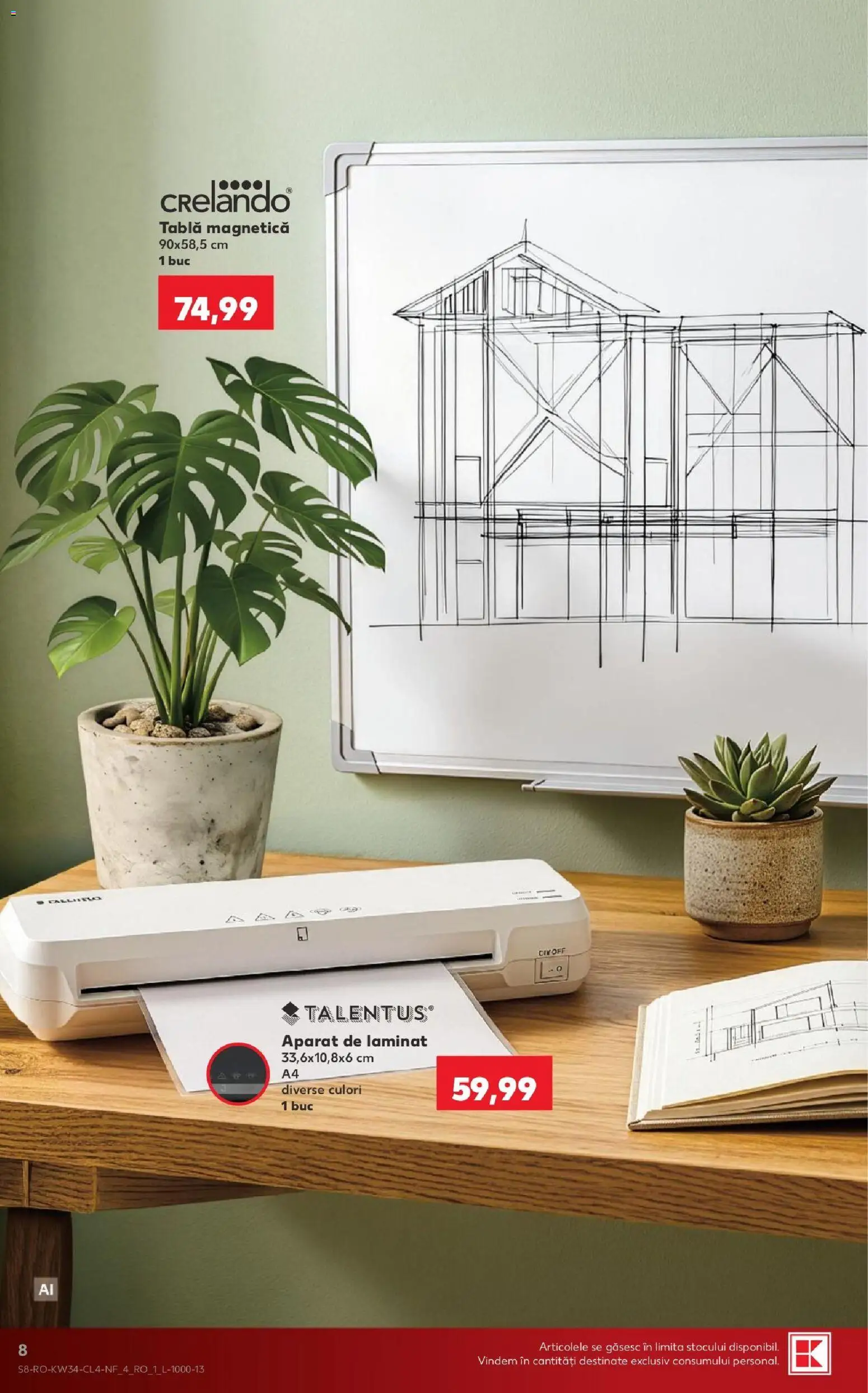 Catalog Kaufland 19 - 24 August 2026 | Pagina 8 | Produse: Tablă, Aparat