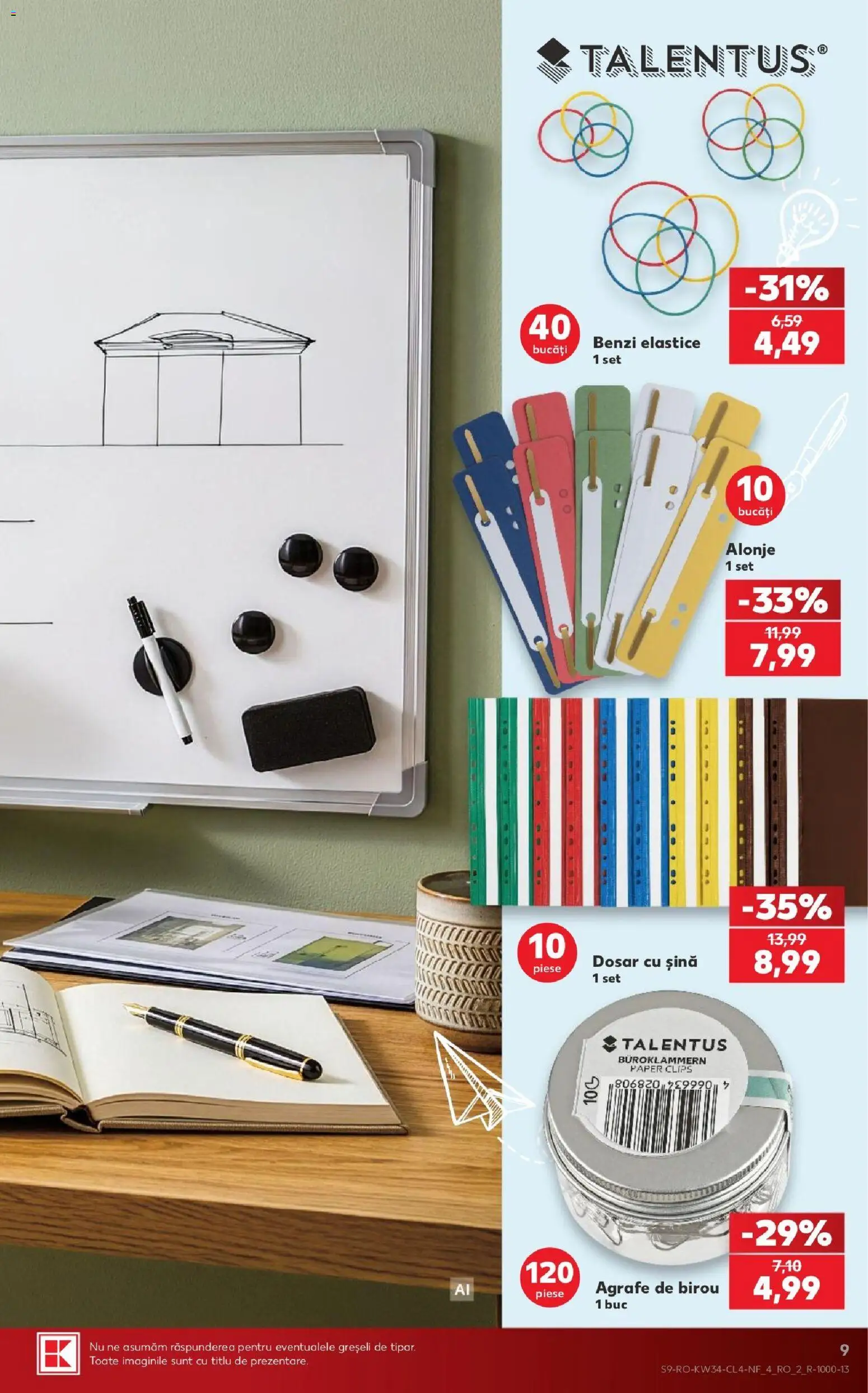 Catalog Kaufland 19 - 24 August 2026 | Pagina 9 | Produse: Birou, Agrafe