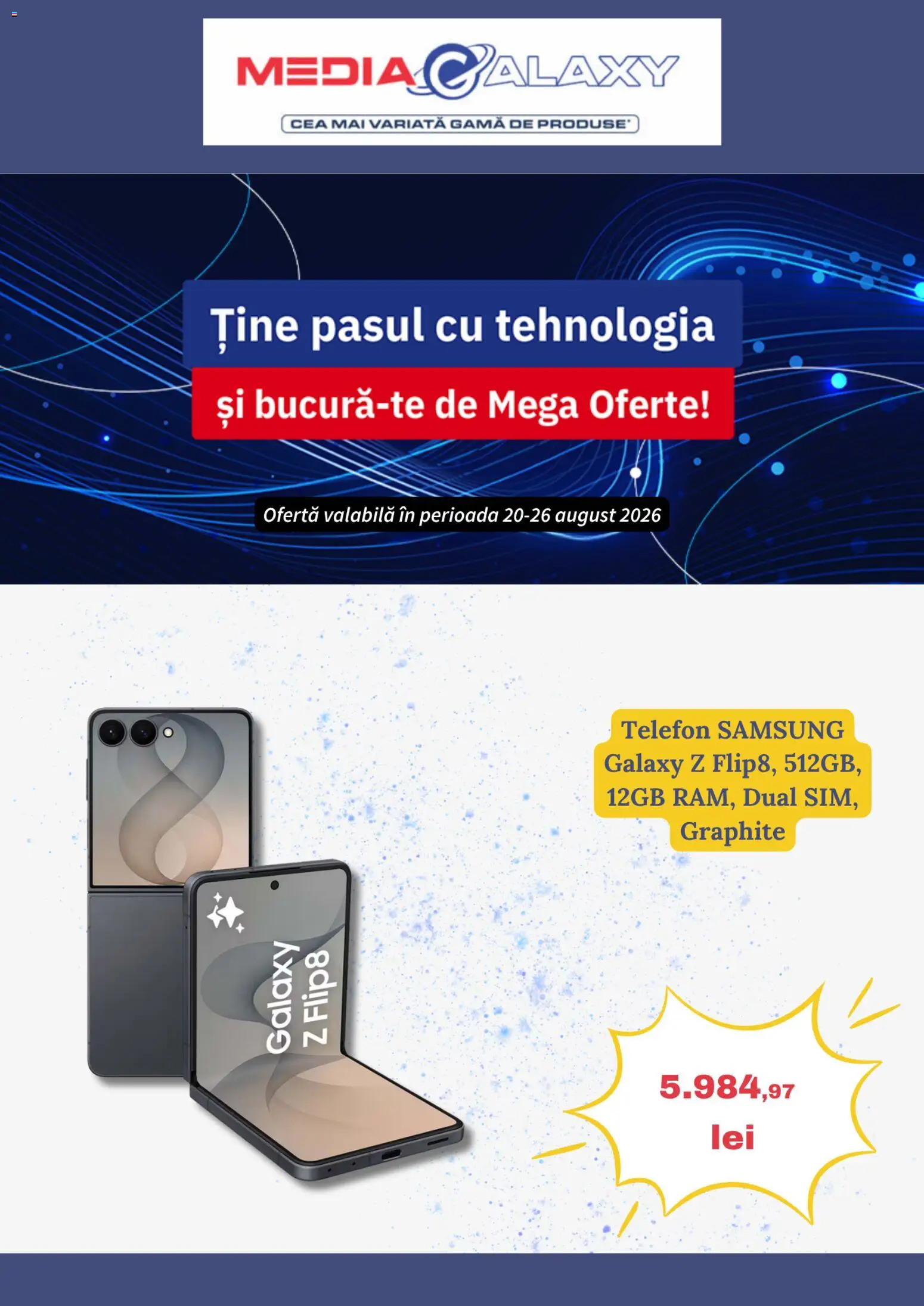 Catalog Media Galaxy 20 - 25 August 2026 | Pagina 1 | Produse: Telefon