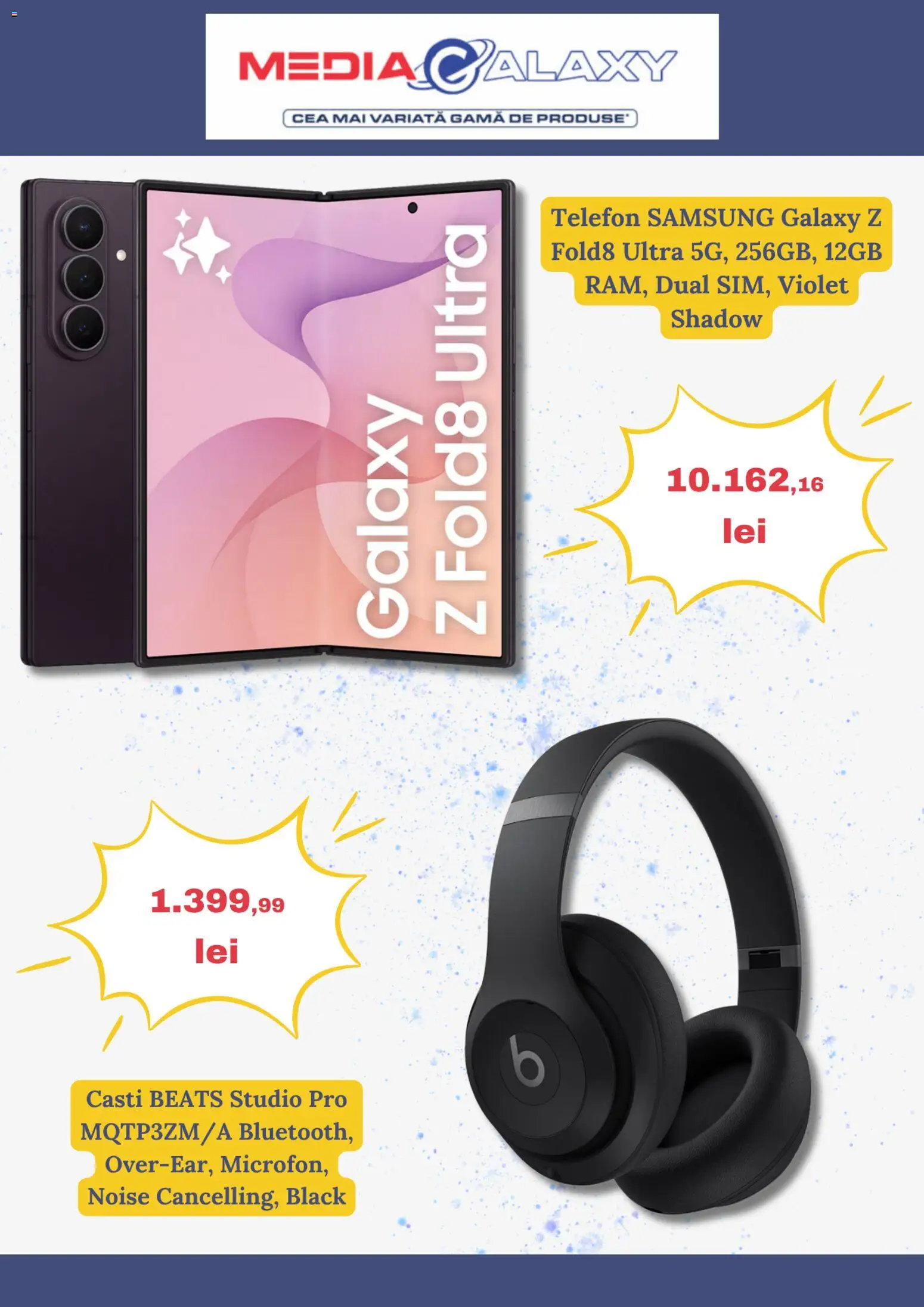 Catalog Media Galaxy 20 - 25 August 2026 | Pagina 2 | Produse: Telefon, Căști, Black