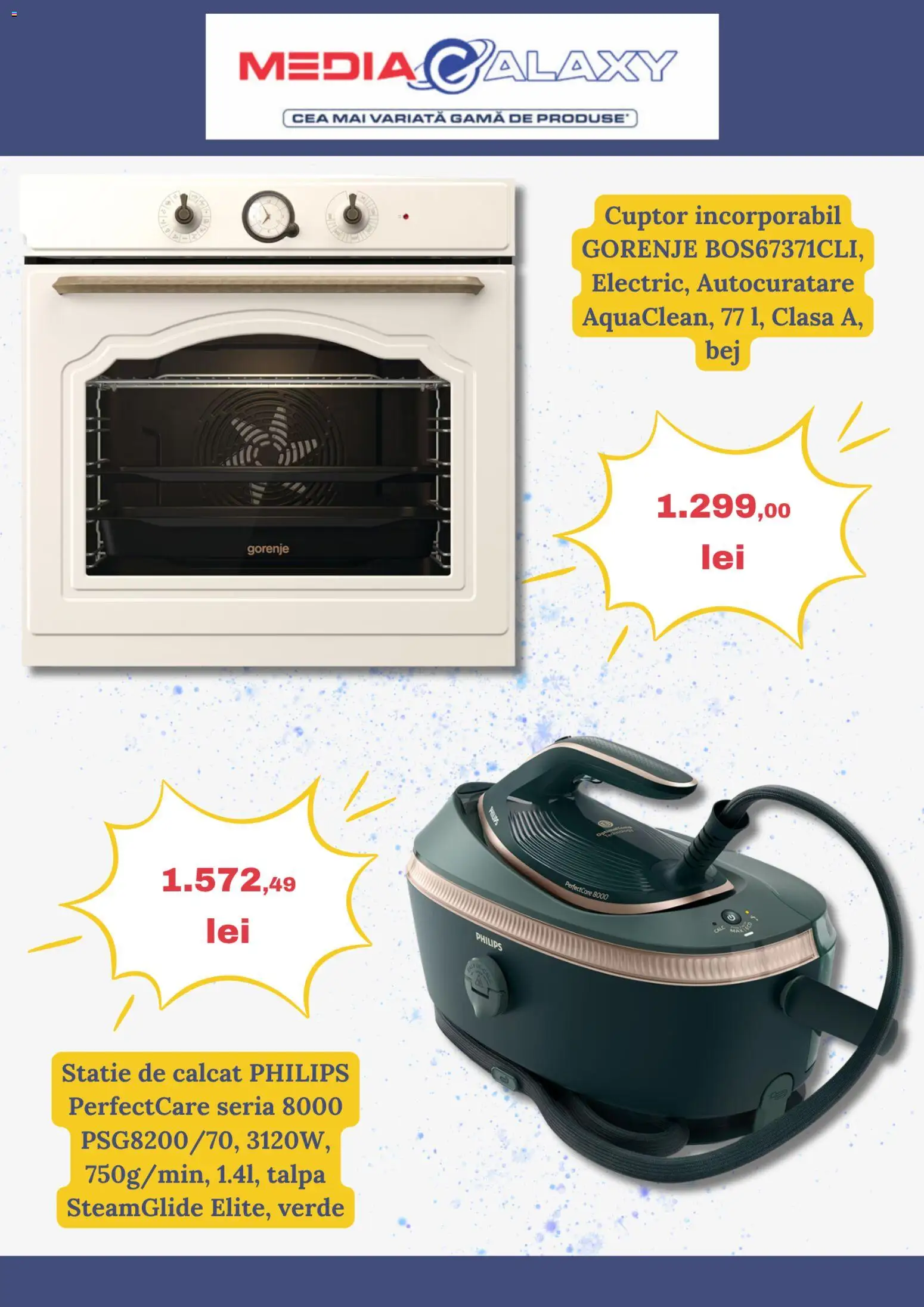 Catalog Media Galaxy 20 - 25 August 2026 | Pagina 4 | Produse: Philips, Cuptor, Statie de calcat