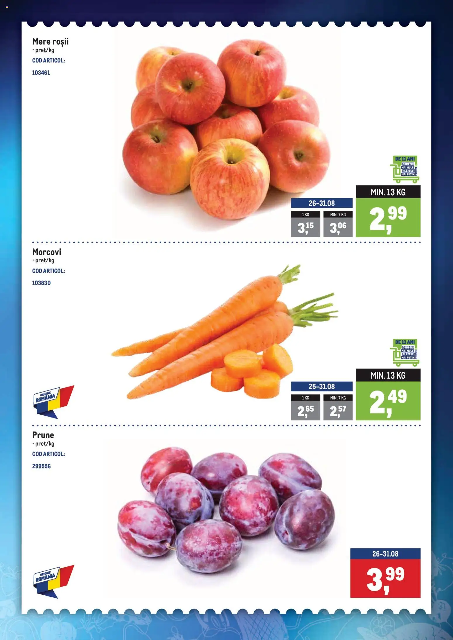 Catalog METRO 24 - 30 August 2026 | Pagina 2 | Produse: Mere, Roșii, Prune, Morcovi