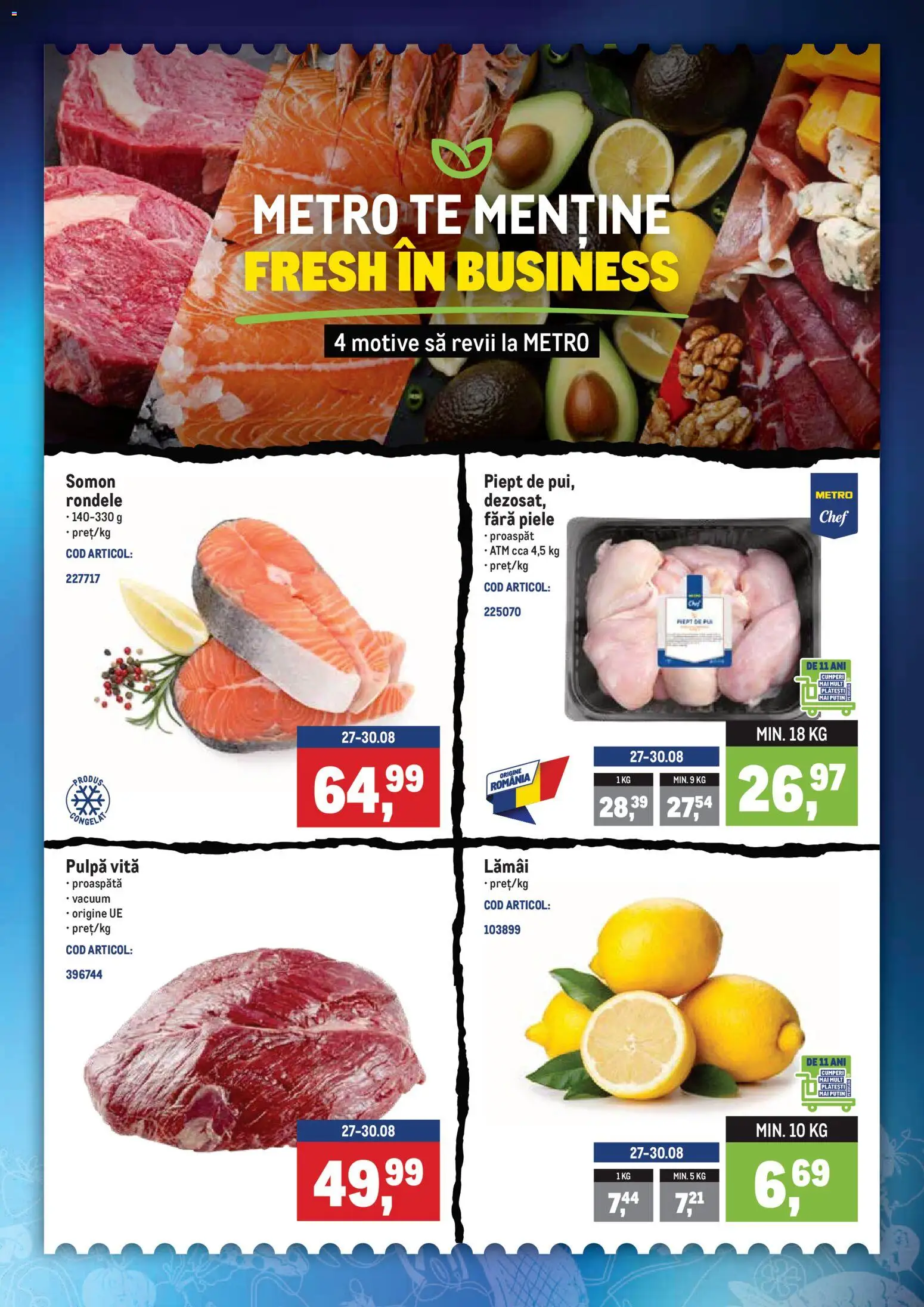 Catalog METRO 24 - 30 August 2026 | Pagina 3 | Produse: Vită, Lamai, Somon