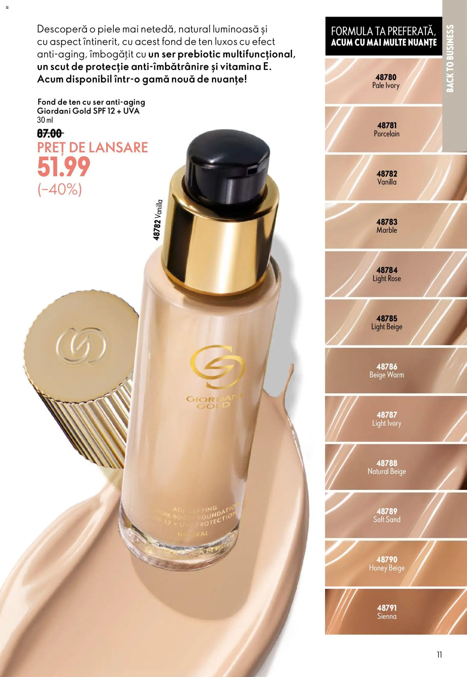 Catalog Oriflame 19 August - 7 Septembrie 2026 | Pagina 11 | Produse: Fond de ten
