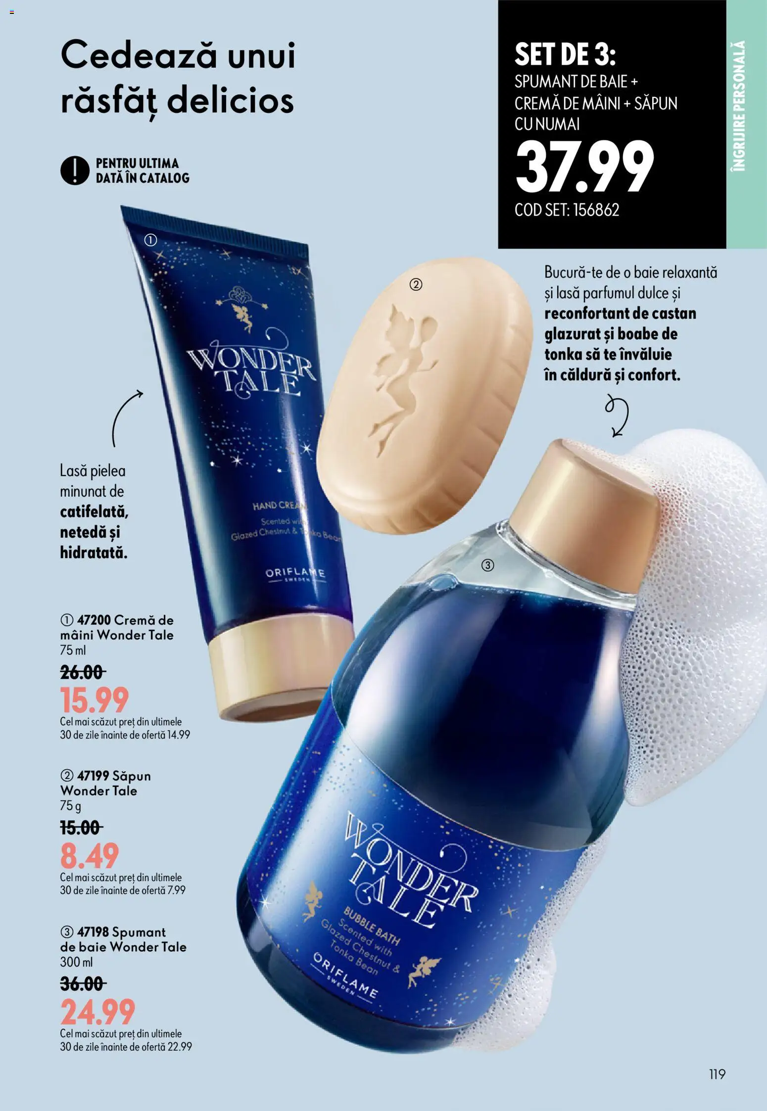 Catalog Oriflame 19 August - 7 Septembrie 2026 | Pagina 119 | Produse: Cremă, Cremă de mâini, Săpun, Spumant de baie