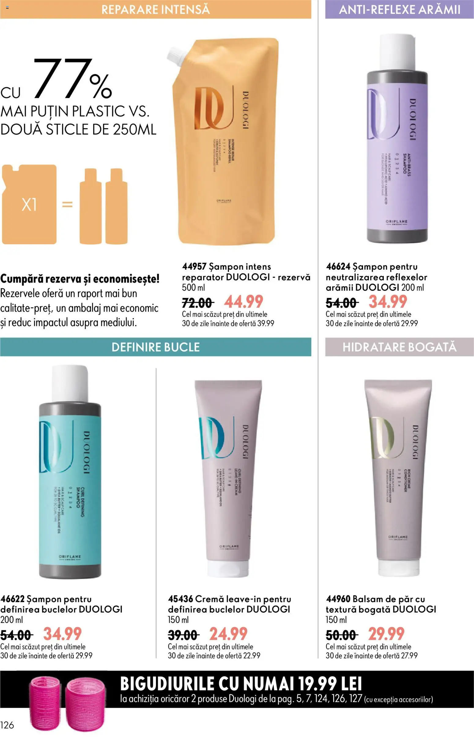 Catalog Oriflame 19 August - 7 Septembrie 2026 | Pagina 126 | Produse: Șampon, Balsam, Balsam de păr, Cremă