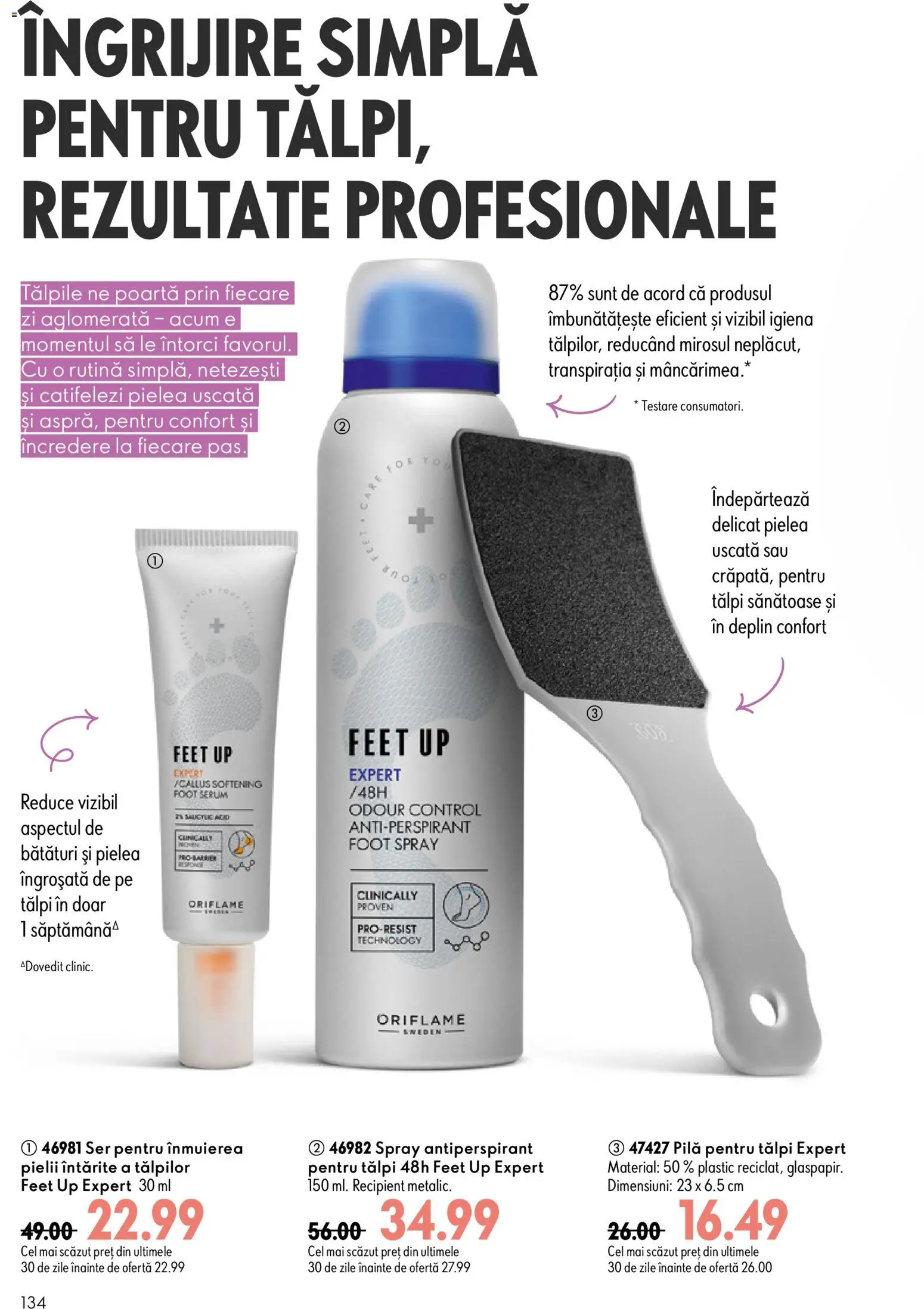 Catalog Oriflame 19 August - 7 Septembrie 2026 | Pagina 134 | Produse: Serum, Antiperspirant