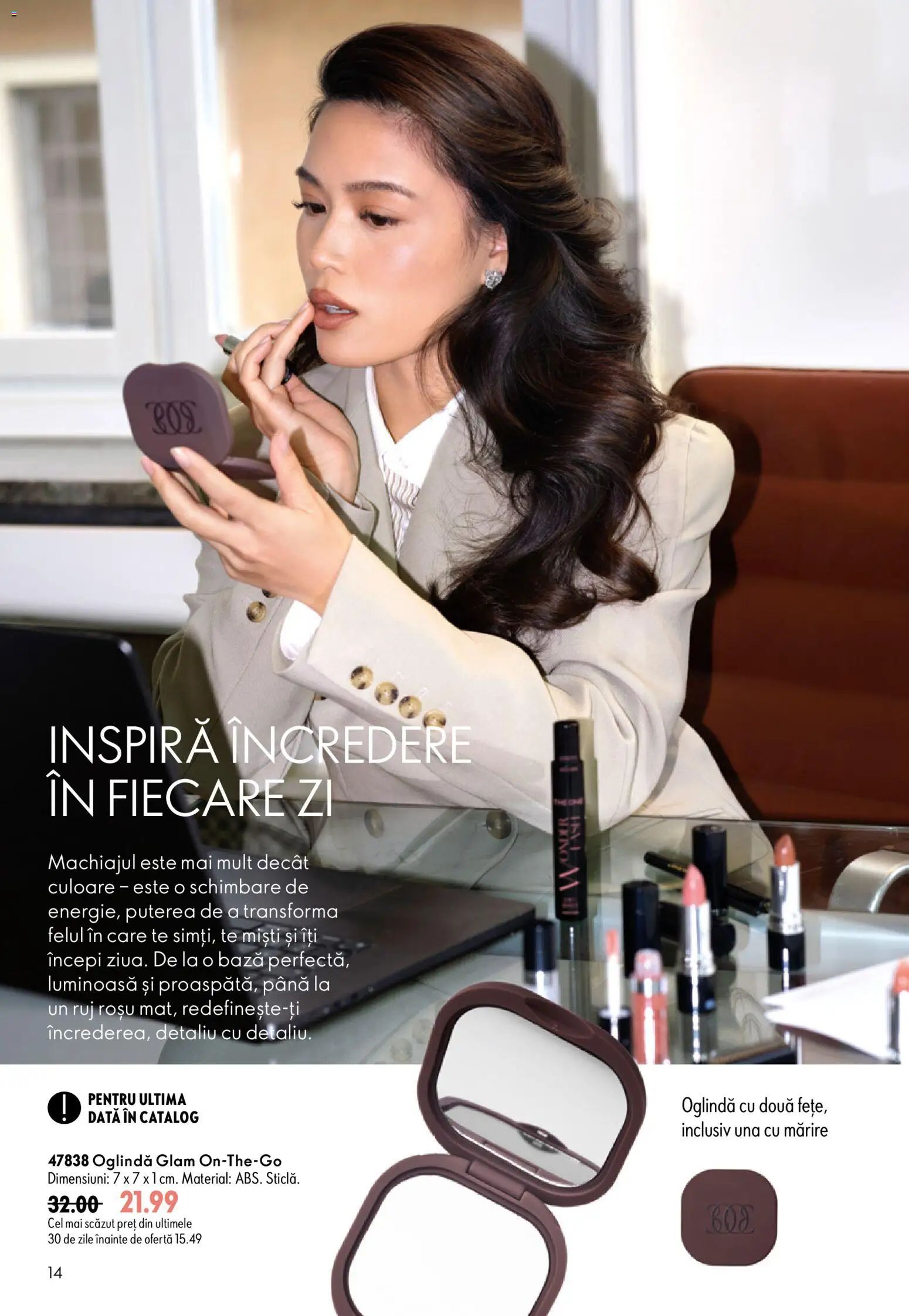Catalog Oriflame 19 August - 7 Septembrie 2026 | Pagina 14 | Produse: Oglindă, Ruj