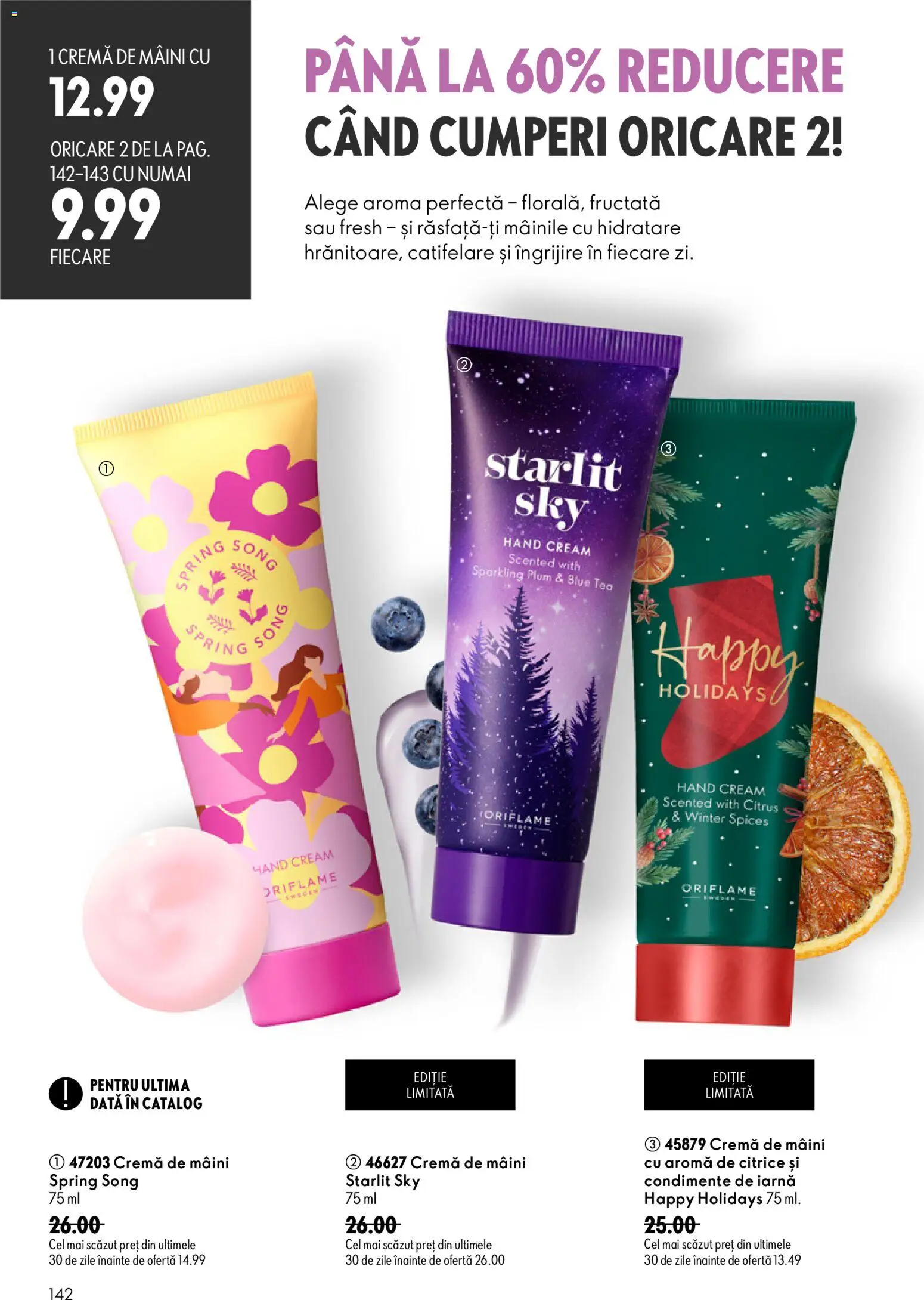 Catalog Oriflame 19 August - 7 Septembrie 2026 | Pagina 142 | Produse: Cremă, Cremă de mâini, Condimente