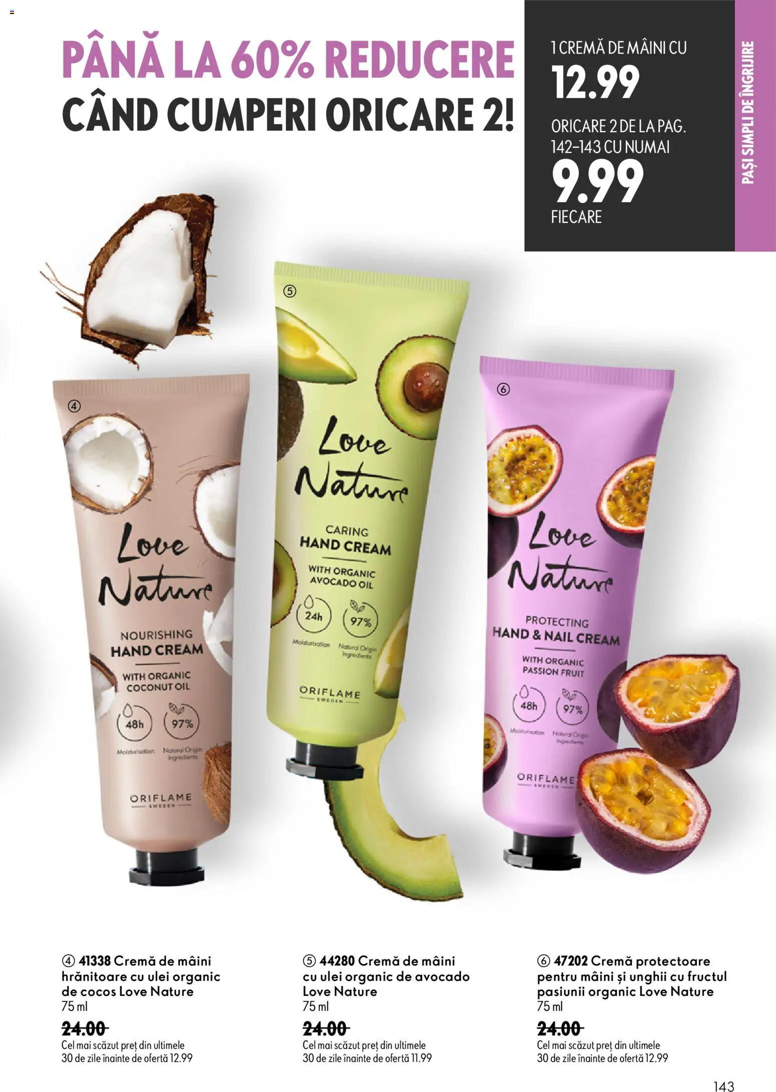 Catalog Oriflame 19 August - 7 Septembrie 2026 | Pagina 143 | Produse: Cremă, Ulei, Cremă de mâini, Avocado
