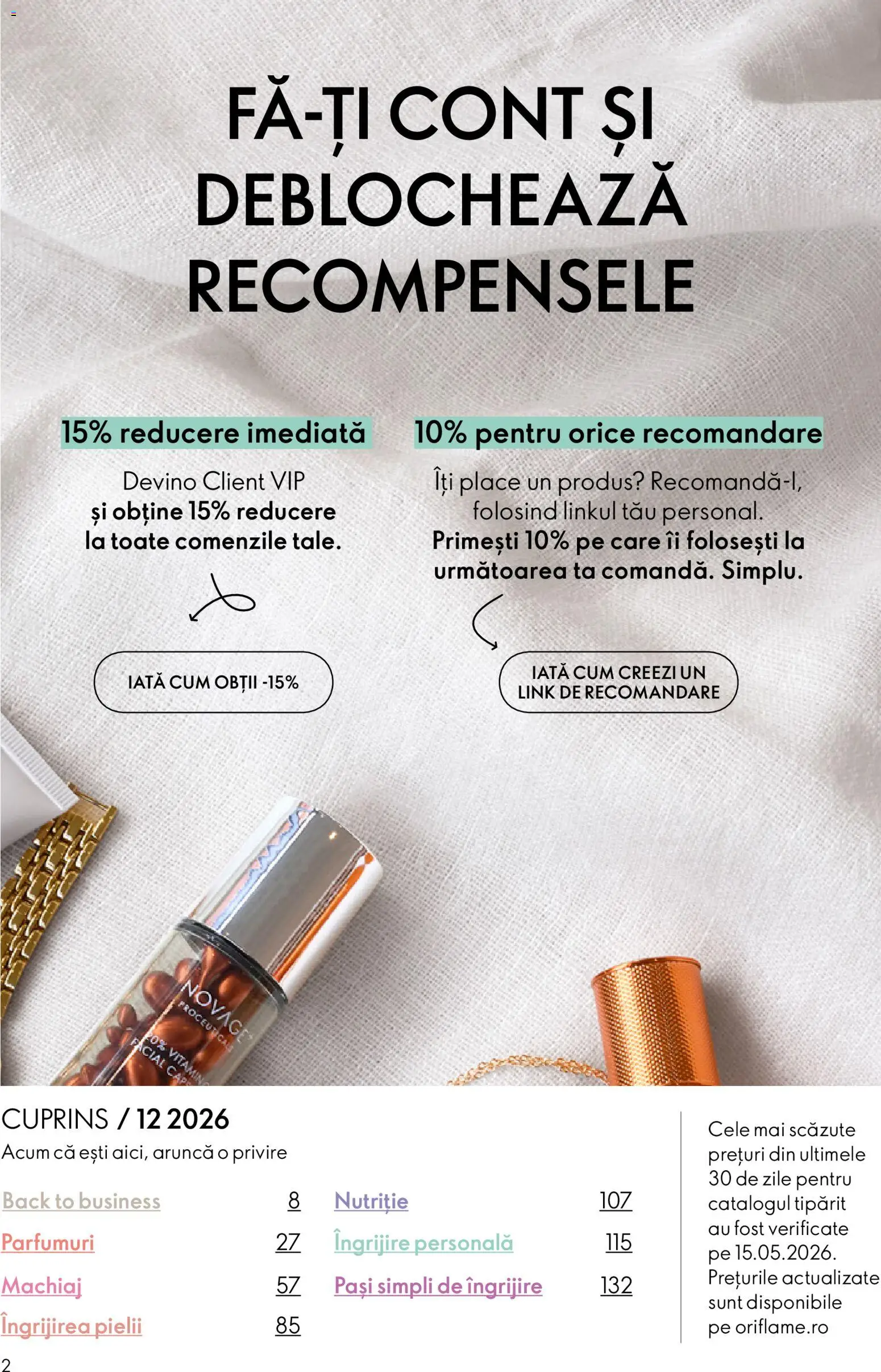 Catalog Oriflame 19 August - 7 Septembrie 2026 | Pagina 2 | Produse: Machiaj
