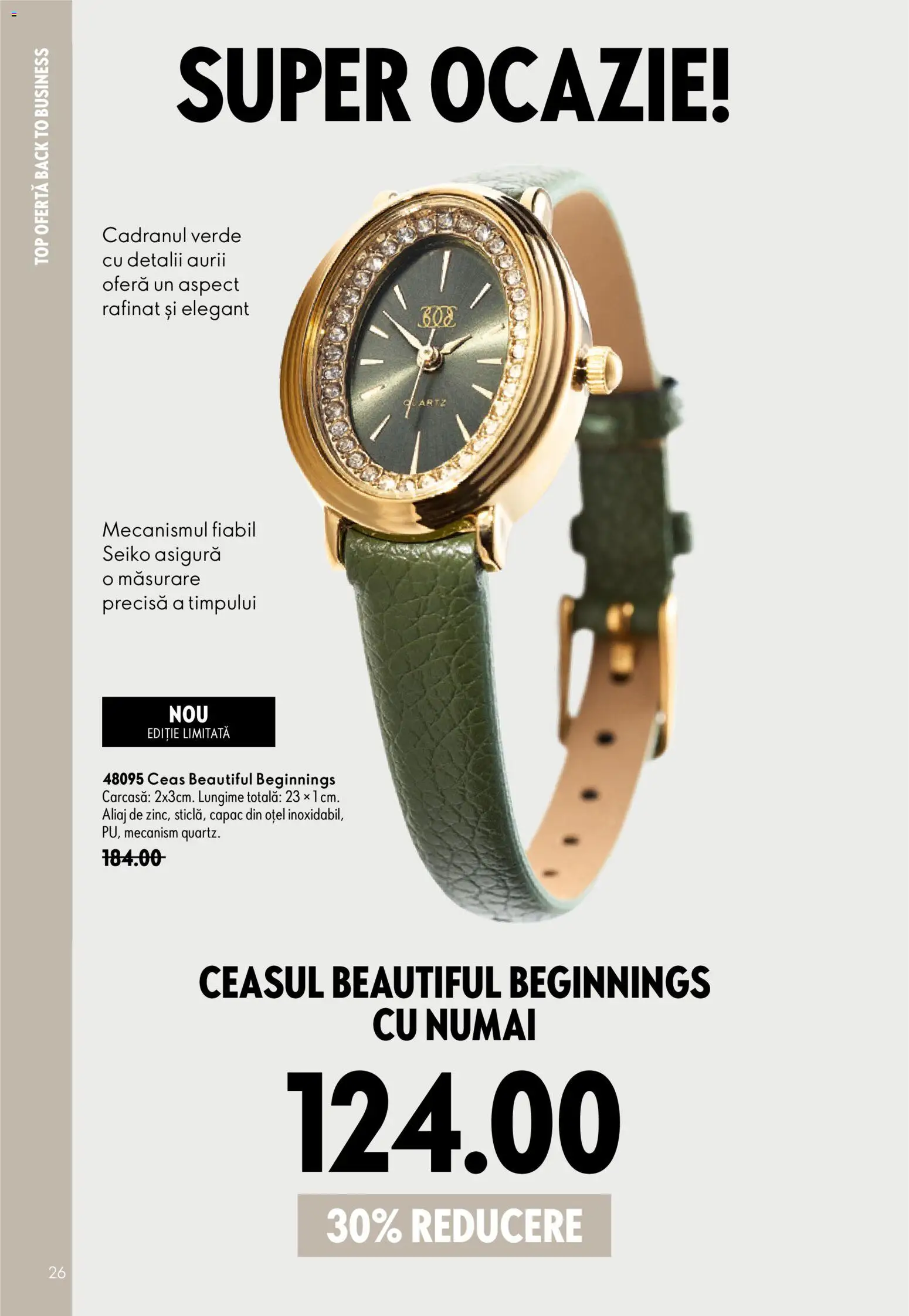 Catalog Oriflame 19 August - 7 Septembrie 2026 | Pagina 26 | Produse: Ceas, Carcasă, Top