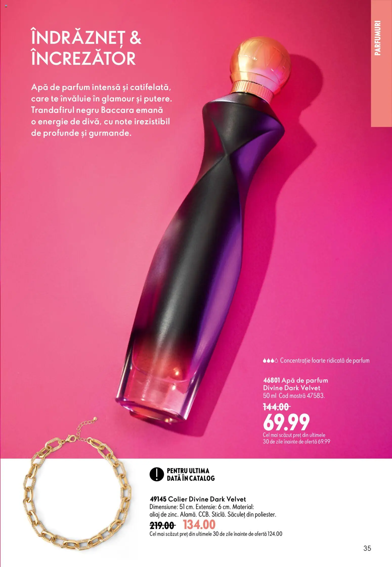 Catalog Oriflame 19 August - 7 Septembrie 2026 | Pagina 35 | Produse: Apă de parfum, Colier, Parfum, Apă