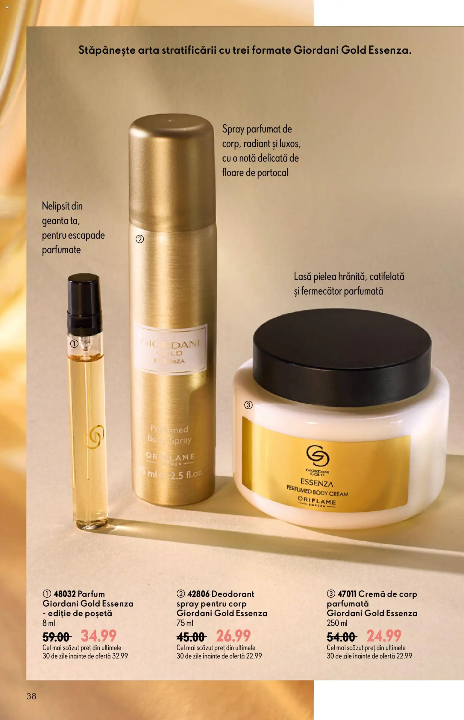 Catalog Oriflame 19 August - 7 Septembrie 2026 | Pagina 38 | Produse: Geantă, Cremă, Cremă de corp, Deodorant
