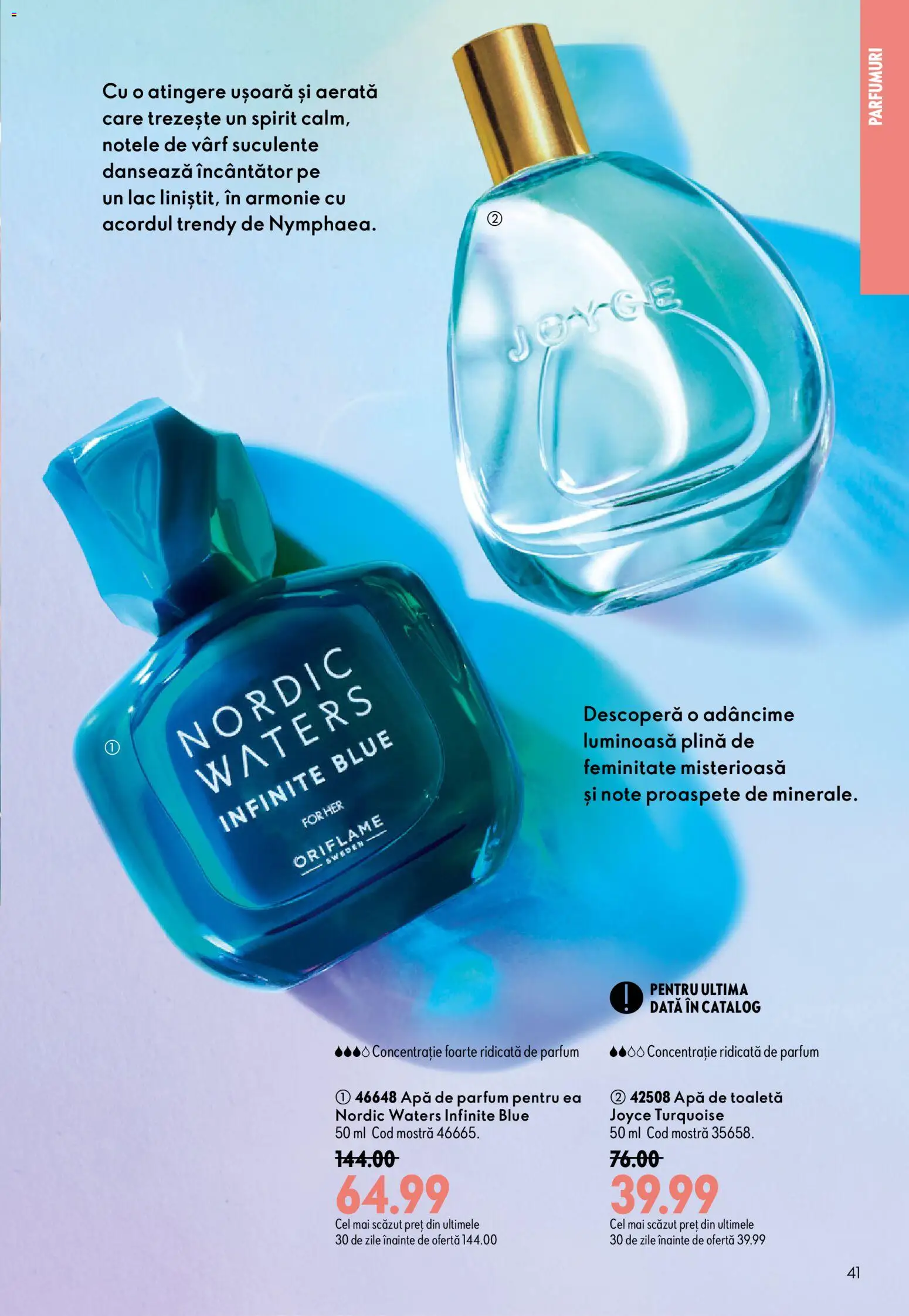 Catalog Oriflame 19 August - 7 Septembrie 2026 | Pagina 41 | Produse: Apă de parfum, Toaletă, Parfum, Apă