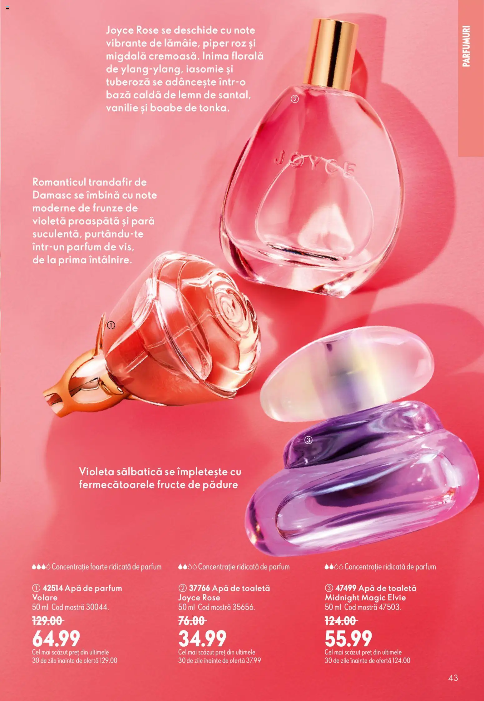 Catalog Oriflame 19 August - 7 Septembrie 2026 | Pagina 43 | Produse: Trandafir, Magic, Fructe de pădure, Parfum