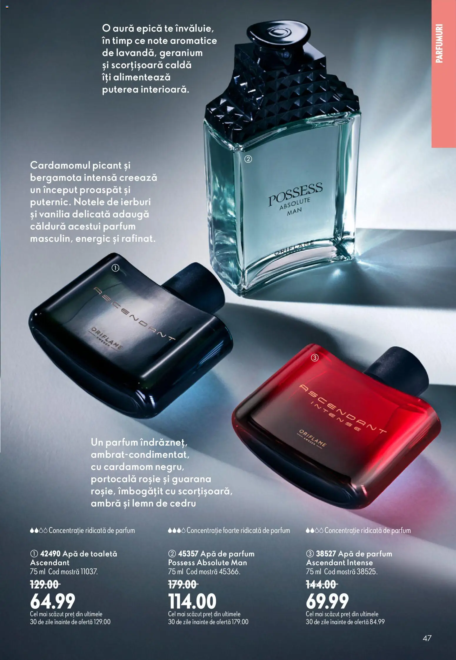 Catalog Oriflame 19 August - 7 Septembrie 2026 | Pagina 47 | Produse: Apă de parfum, Apă de toaletă, Intense, Apă