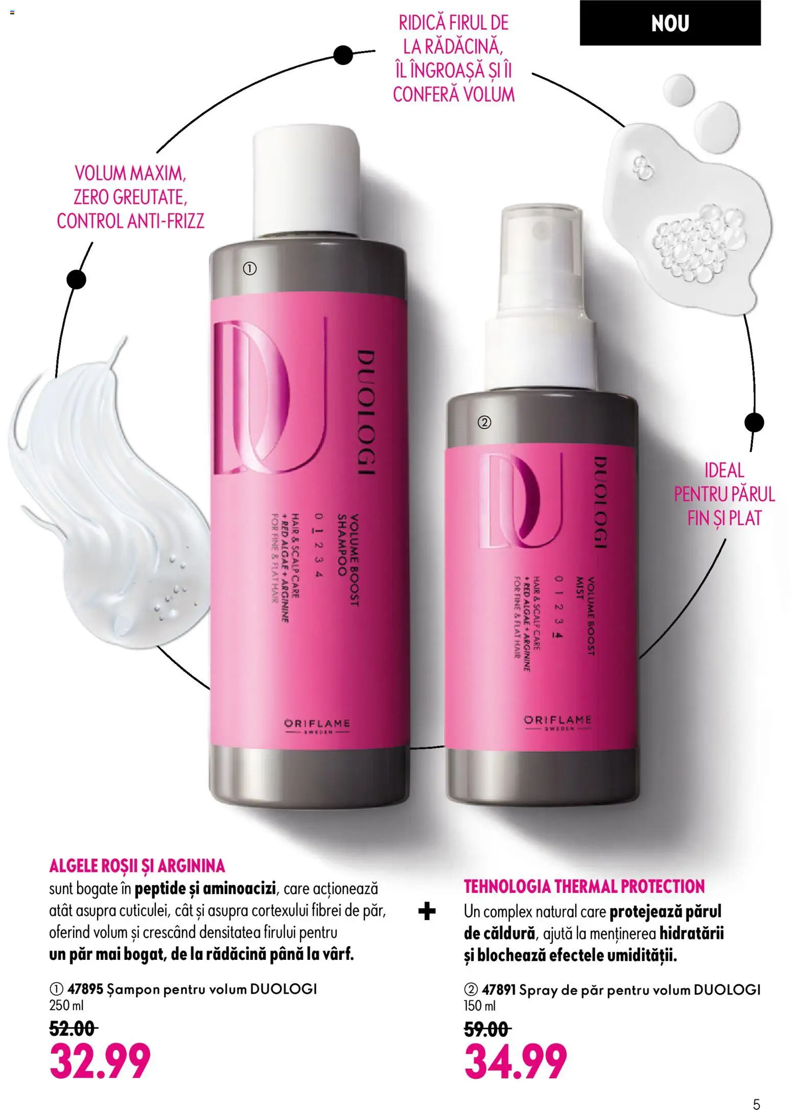Catalog Oriflame 19 August - 7 Septembrie 2026 | Pagina 5 | Produse: Zero, Șampon, Spray de păr, Roșii