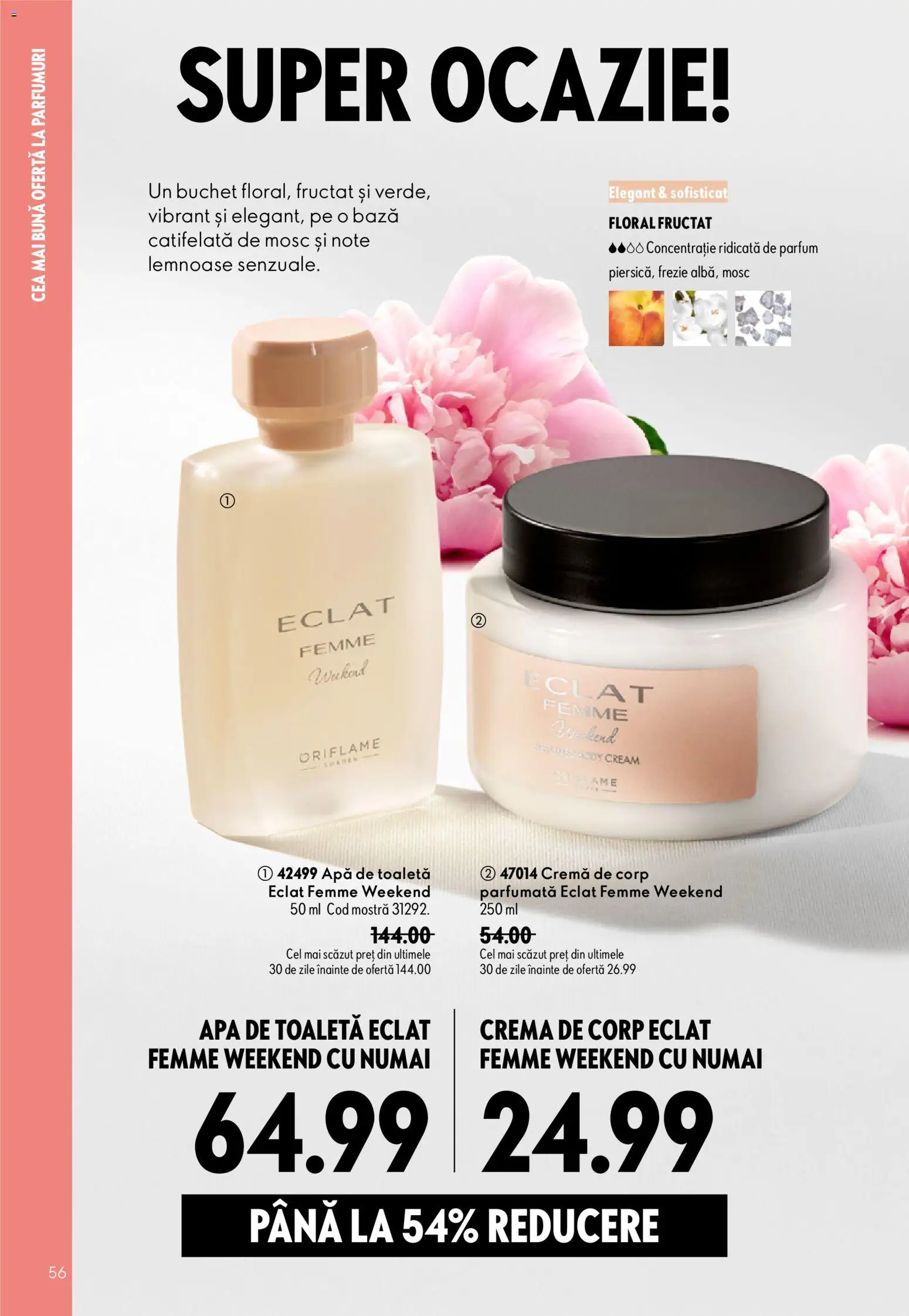 Catalog Oriflame 19 August - 7 Septembrie 2026 | Pagina 56 | Produse: Parfum, Apă de toaletă, Cremă de corp, Apă