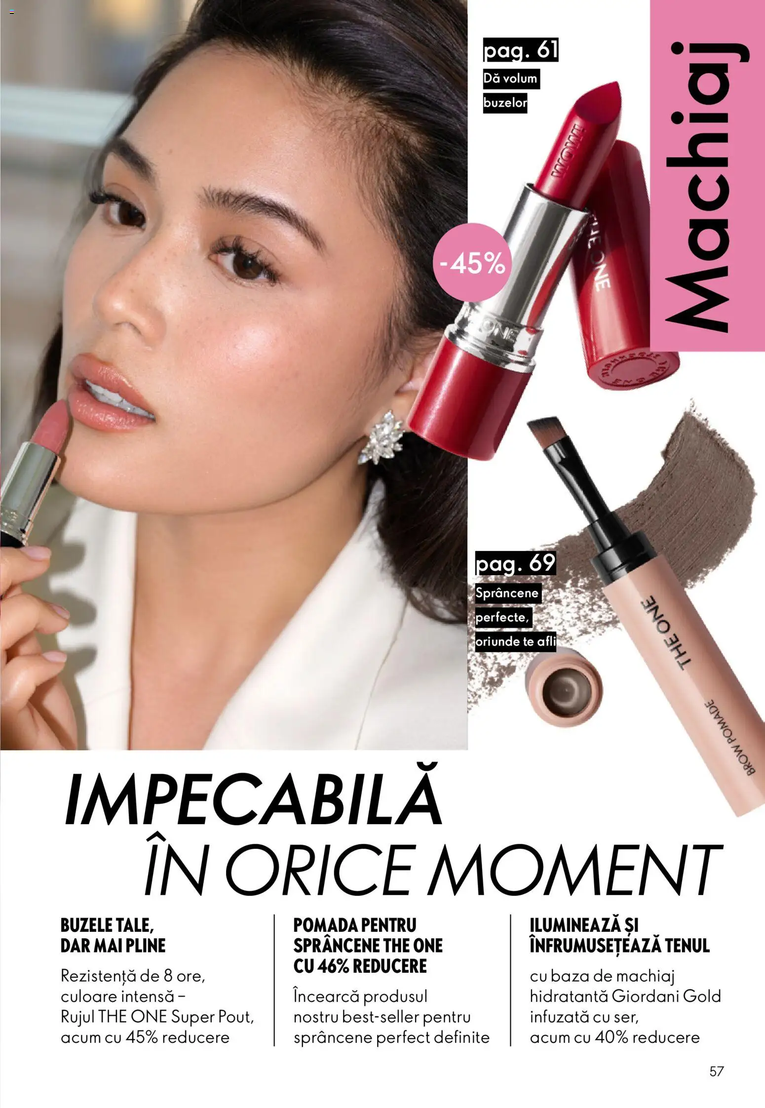 Catalog Oriflame 19 August - 7 Septembrie 2026 | Pagina 57 | Produse: Bază de machiaj, Machiaj