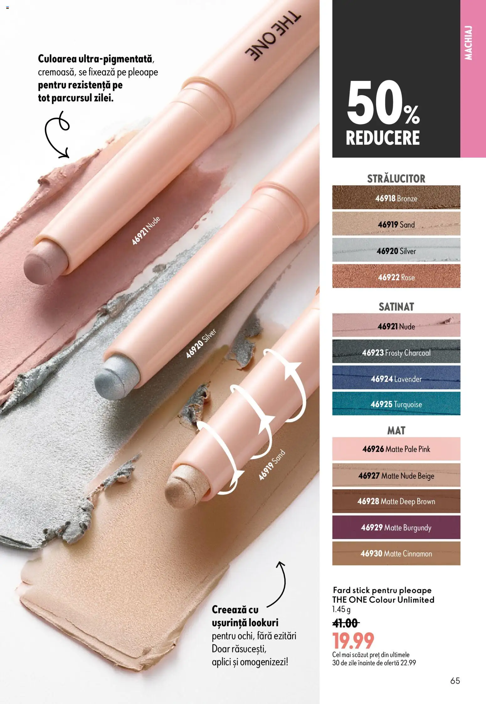 Catalog Oriflame 19 August - 7 Septembrie 2026 | Pagina 65 | Produse: Machiaj