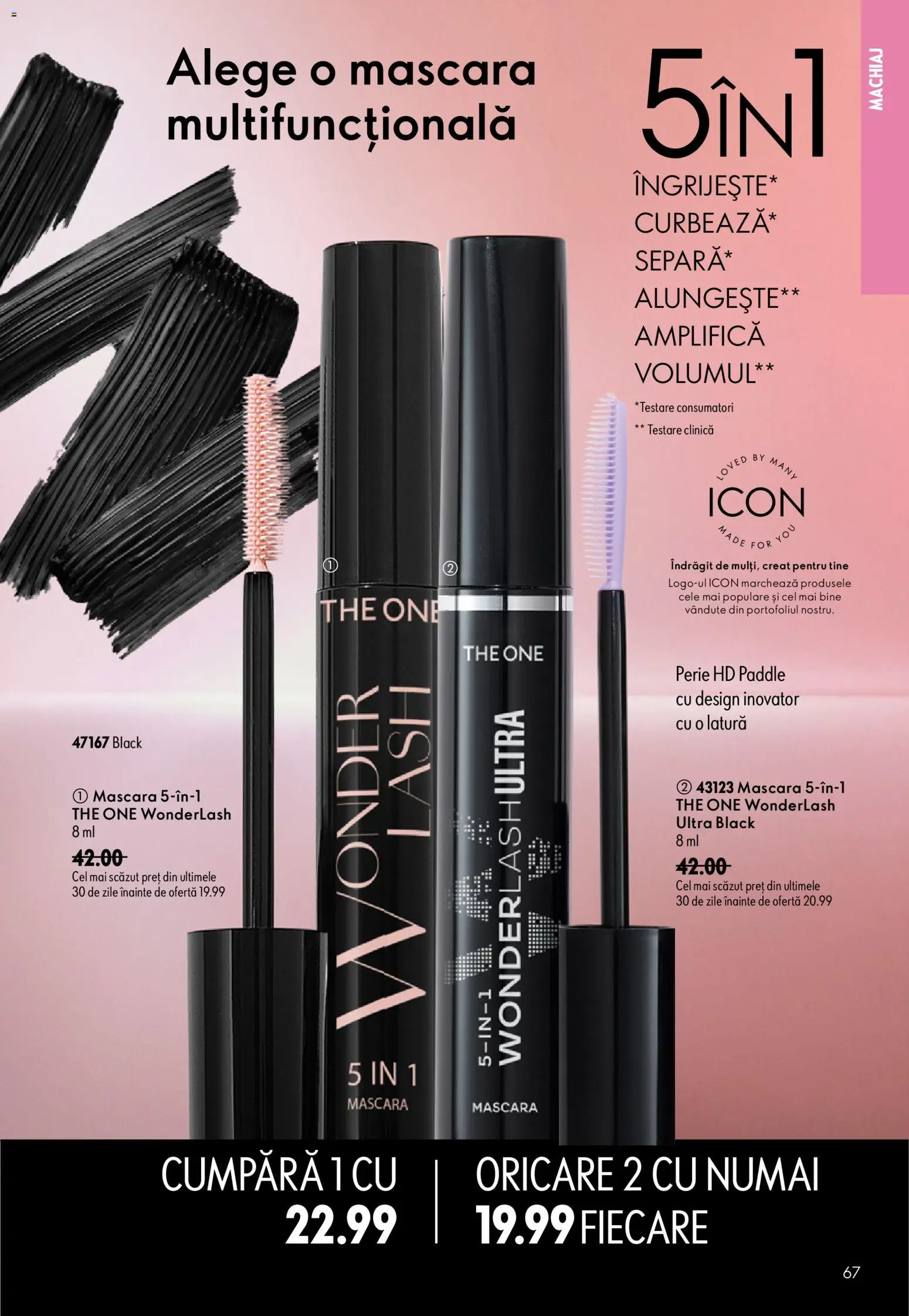 Catalog Oriflame 19 August - 7 Septembrie 2026 | Pagina 67 | Produse: Machiaj, Perie, Mascara, Black