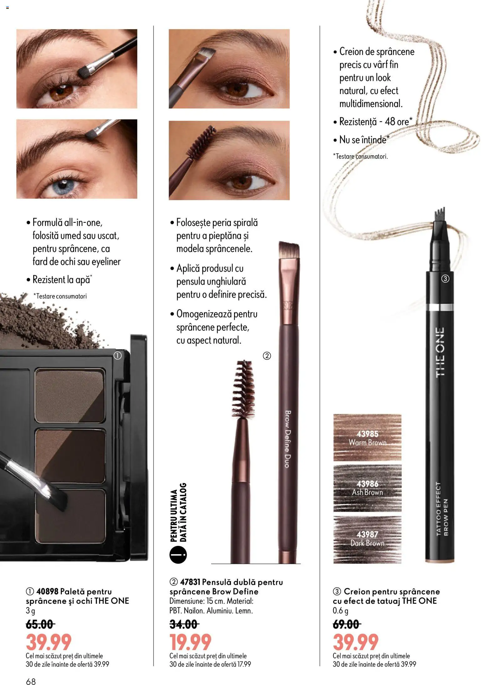 Catalog Oriflame 19 August - 7 Septembrie 2026 | Pagina 68 | Produse: Creion de sprâncene, Ochi, Aplică