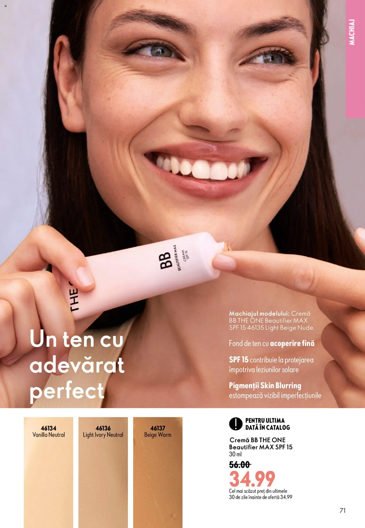 Catalog Oriflame 19 August - 7 Septembrie 2026 | Pagina 71 | Produse: Fond de ten, Machiaj, Cremă