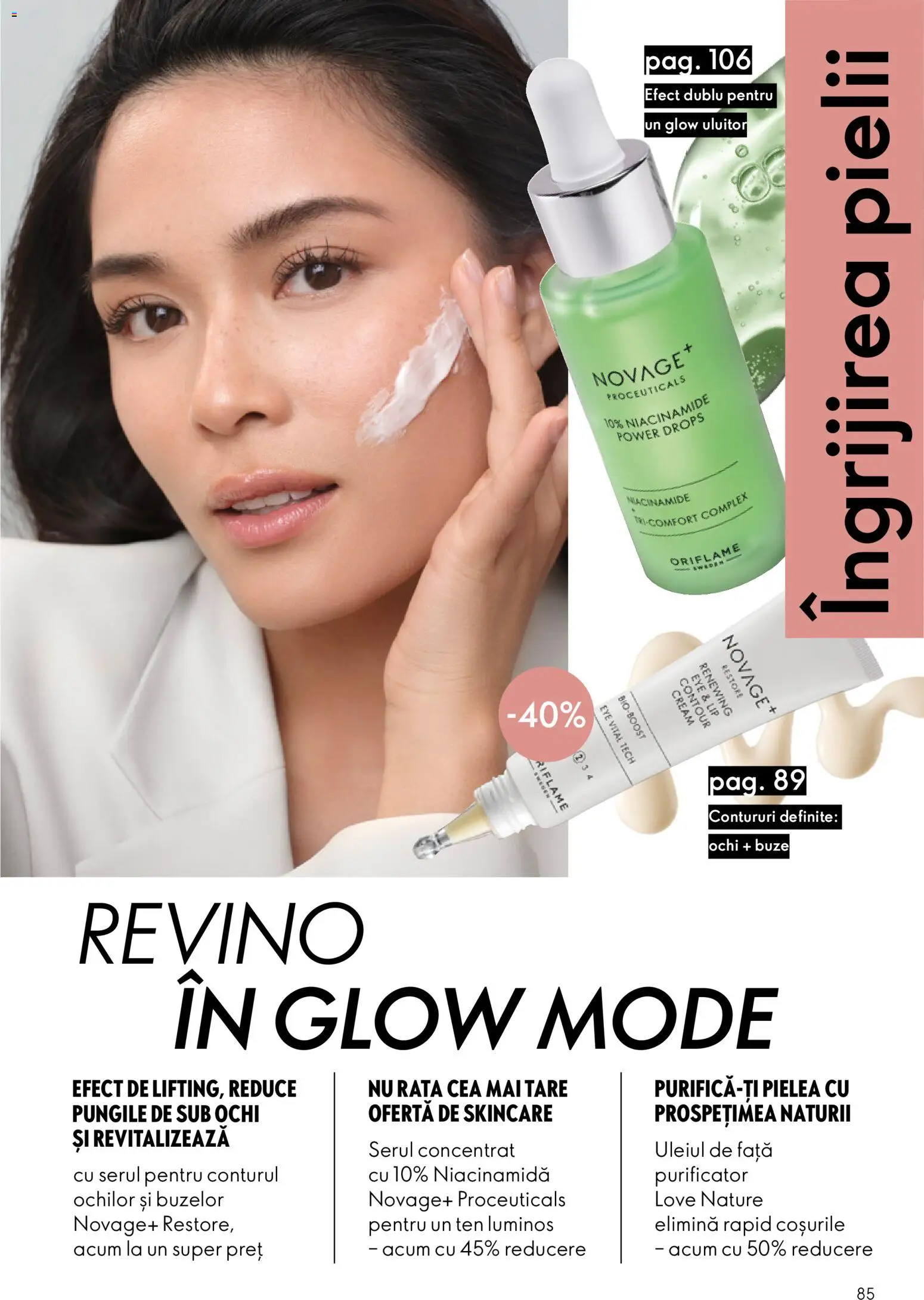 Catalog Oriflame 19 August - 7 Septembrie 2026 | Pagina 85 | Produse: Ochi, Rață, Power