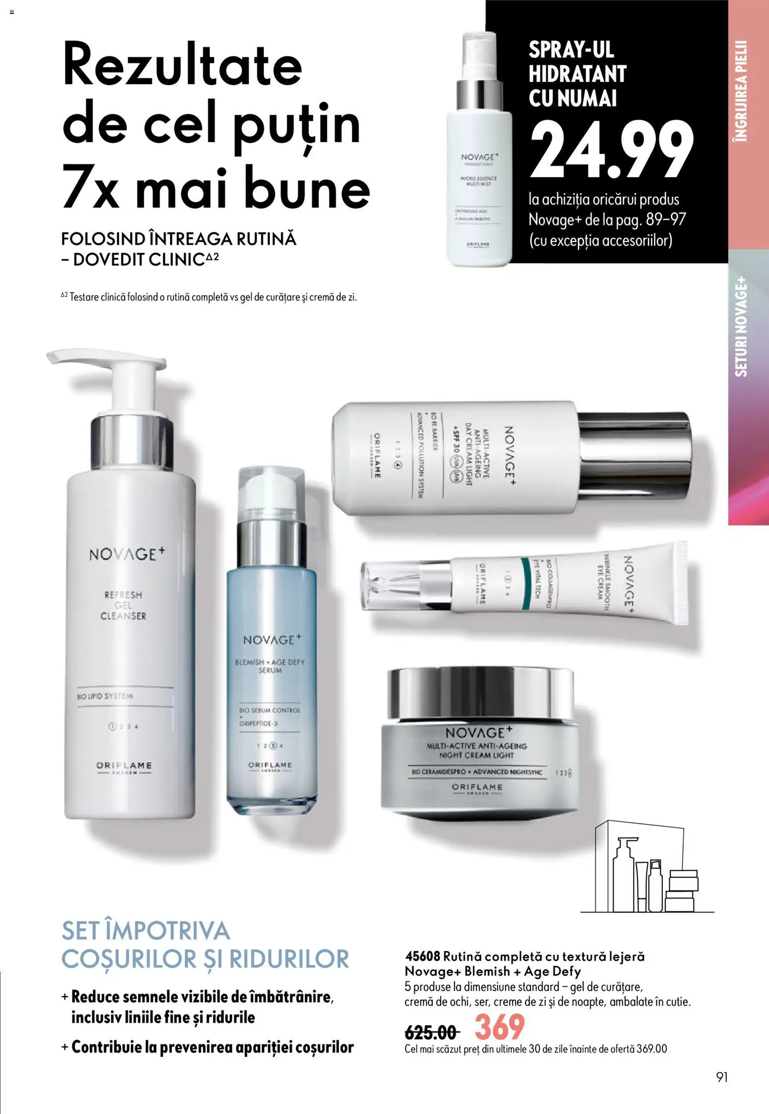 Catalog Oriflame 19 August - 7 Septembrie 2026 | Pagina 91 | Produse: Bio, Serum, Gel de curățare, Cremă