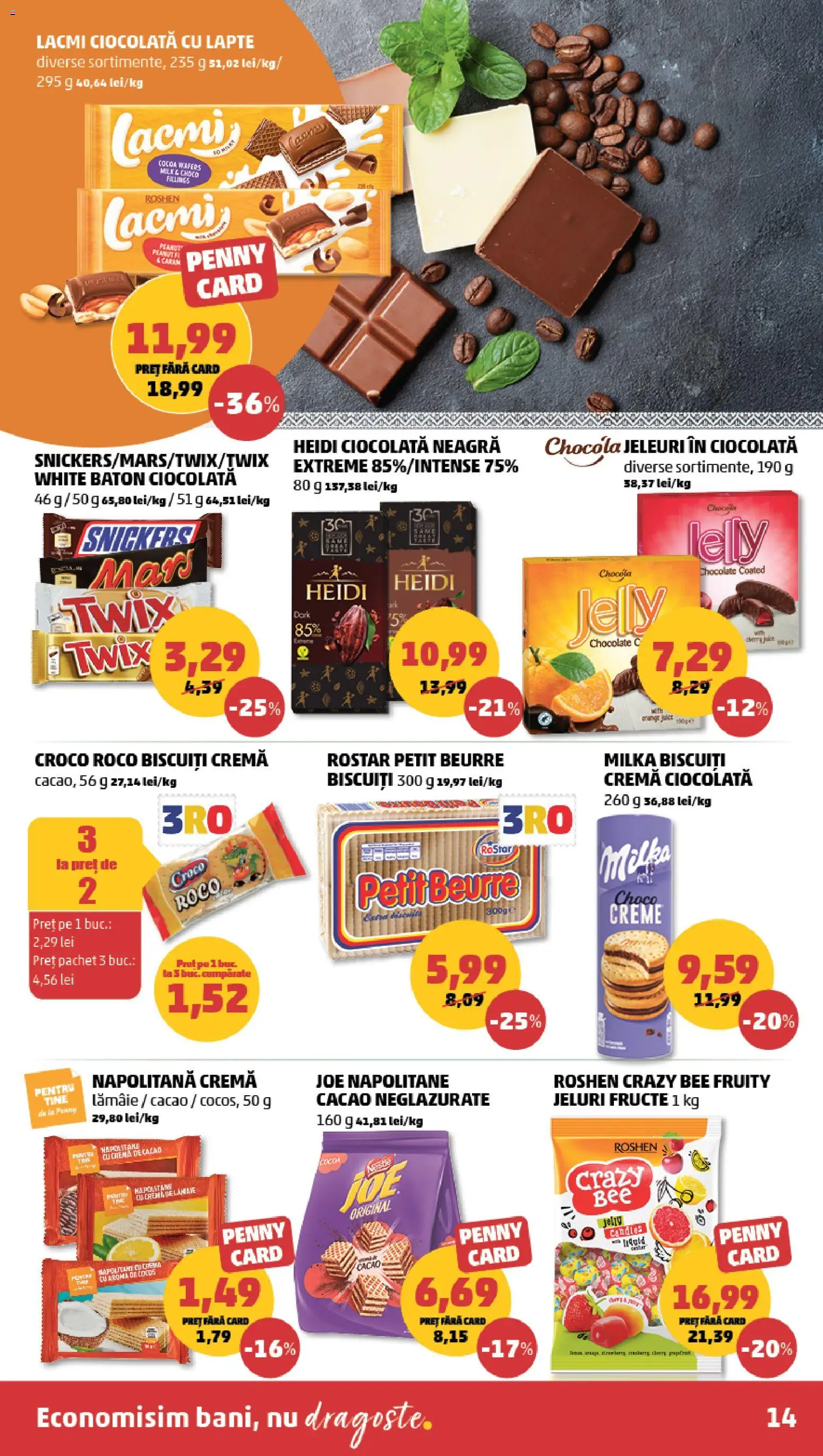 Catalog PENNY Market 19 - 24 August 2026 | Pagina 14 | Produse: Crema de cacao, Fructe, Jeleuri, Lămâie