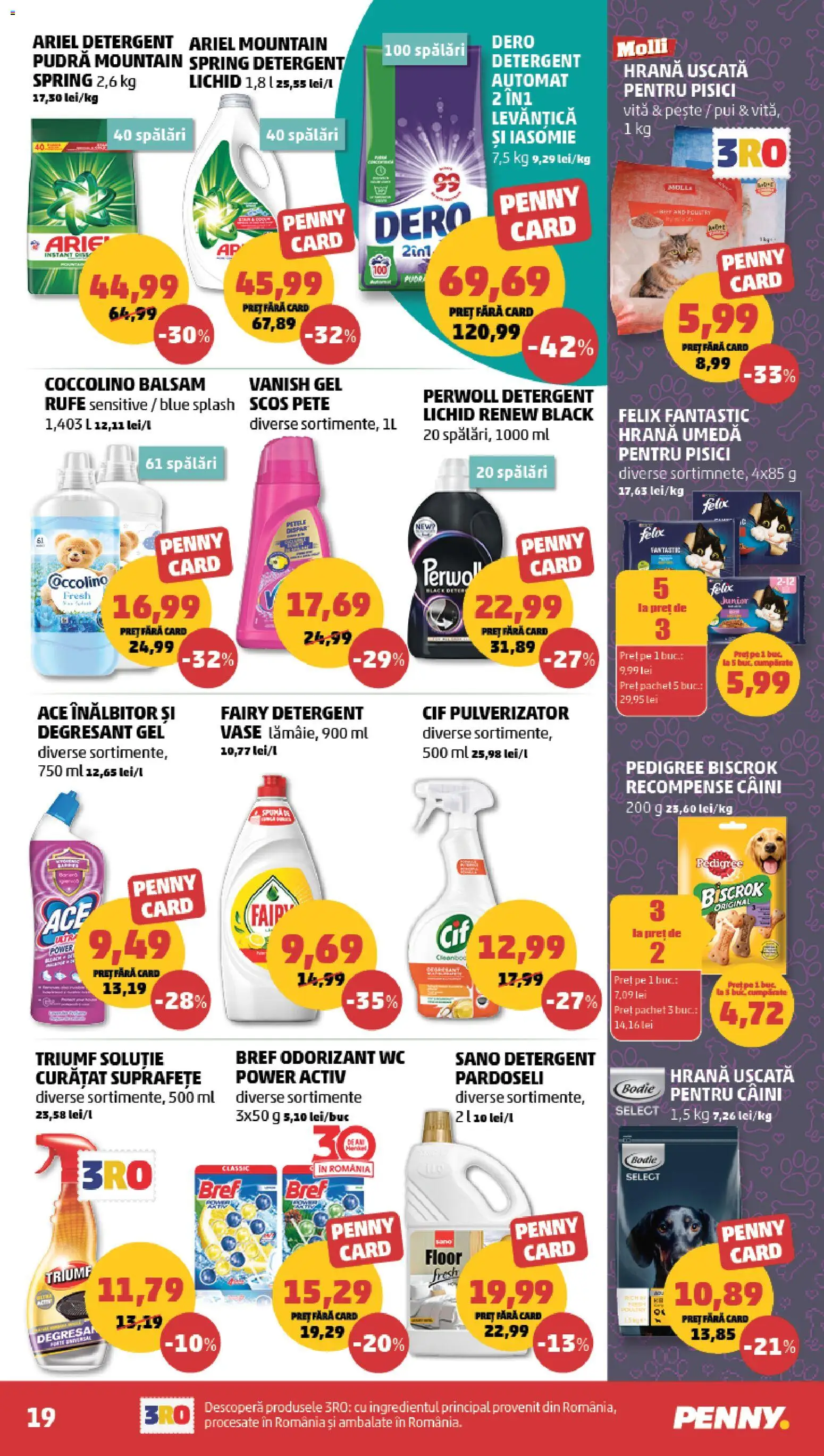 Catalog PENNY Market 19 - 24 August 2026 | Pagina 19 | Produse: Pudră, Pește, Detergent, Power