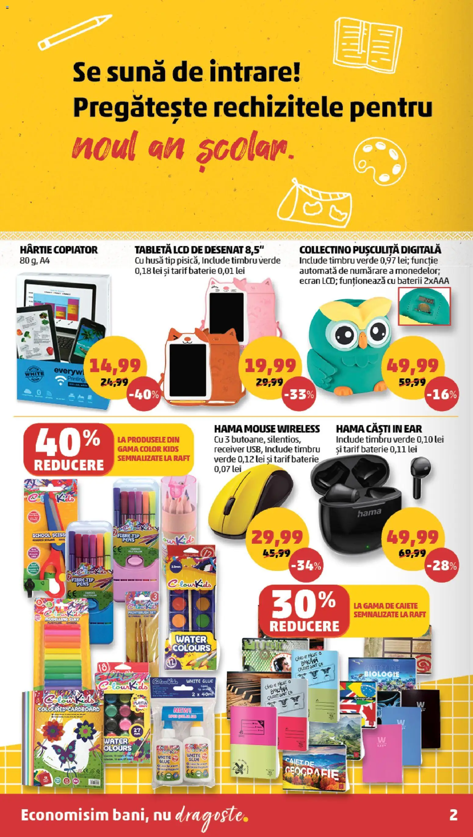Catalog PENNY Market 19 - 24 August 2026 | Pagina 2 | Produse: Mouse, Baterie, Pușculiță, Tip