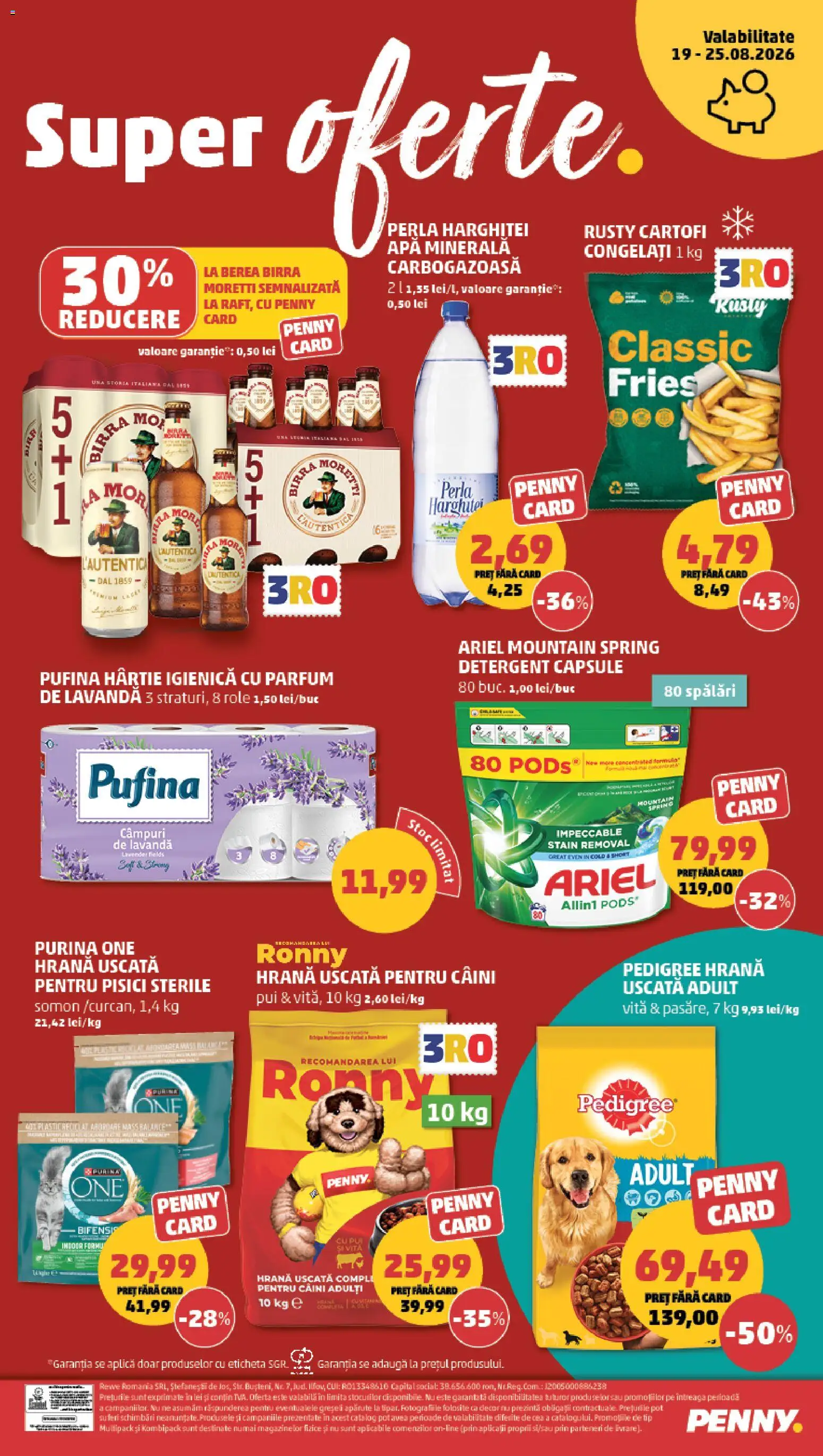 Catalog PENNY Market 19 - 24 August 2026 | Pagina 20 | Produse: Detergent Capsule, Role, Detergent, Cartofi