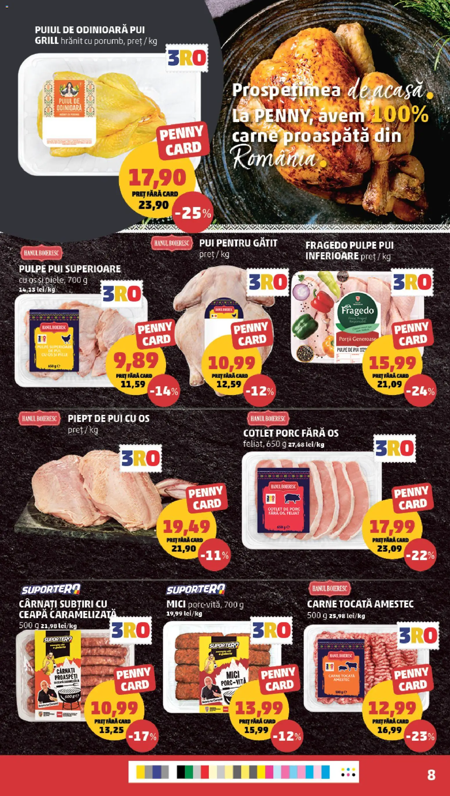 Catalog PENNY Market 19 - 24 August 2026 | Pagina 8 | Produse: Pui, Cotlet porc, Mici, Porumb