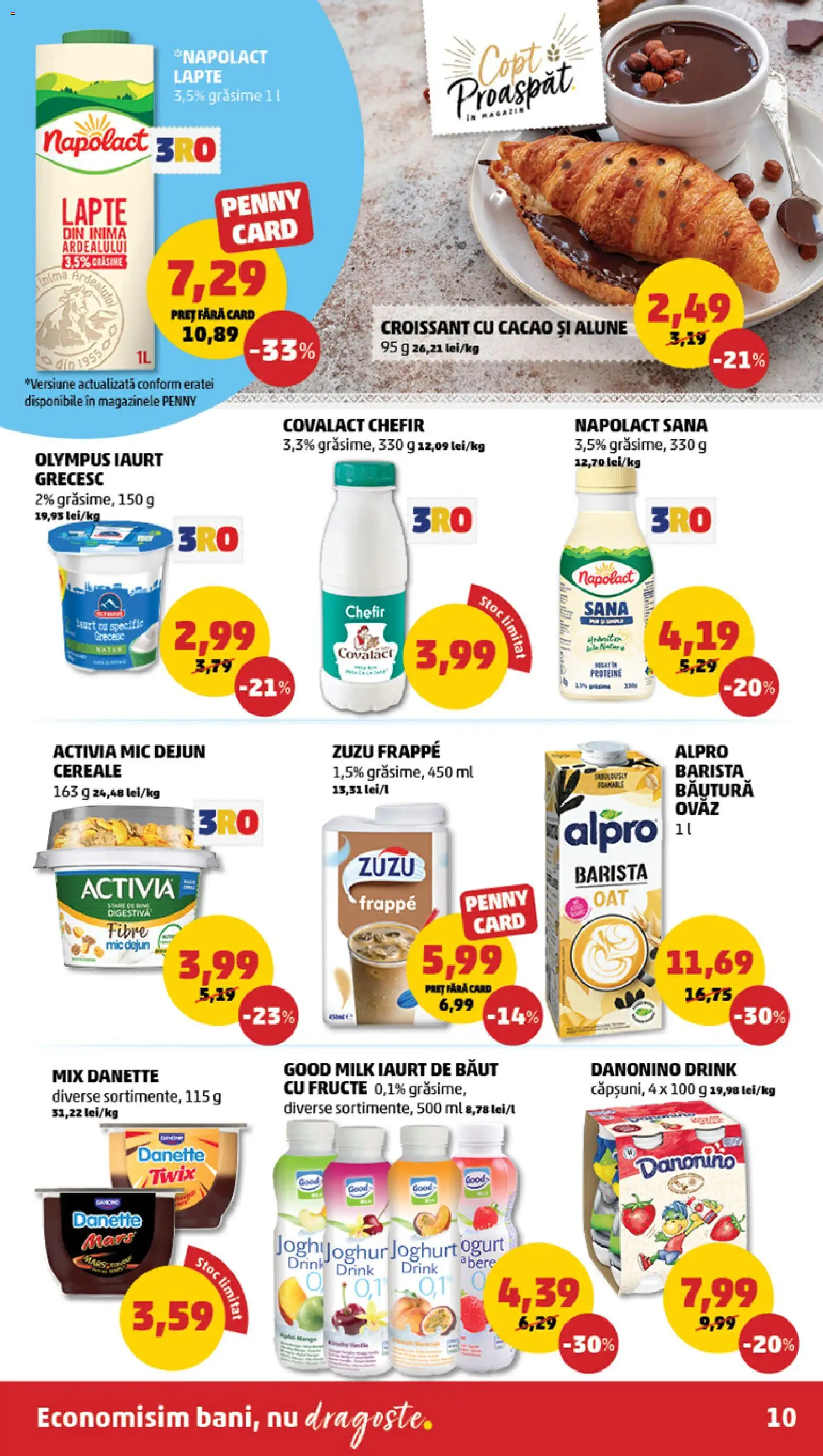 Catalog PENNY Market 26 - 31 August 2026 | Pagina 10 | Produse: Proteine, Iaurt de baut, Kefir, Activia