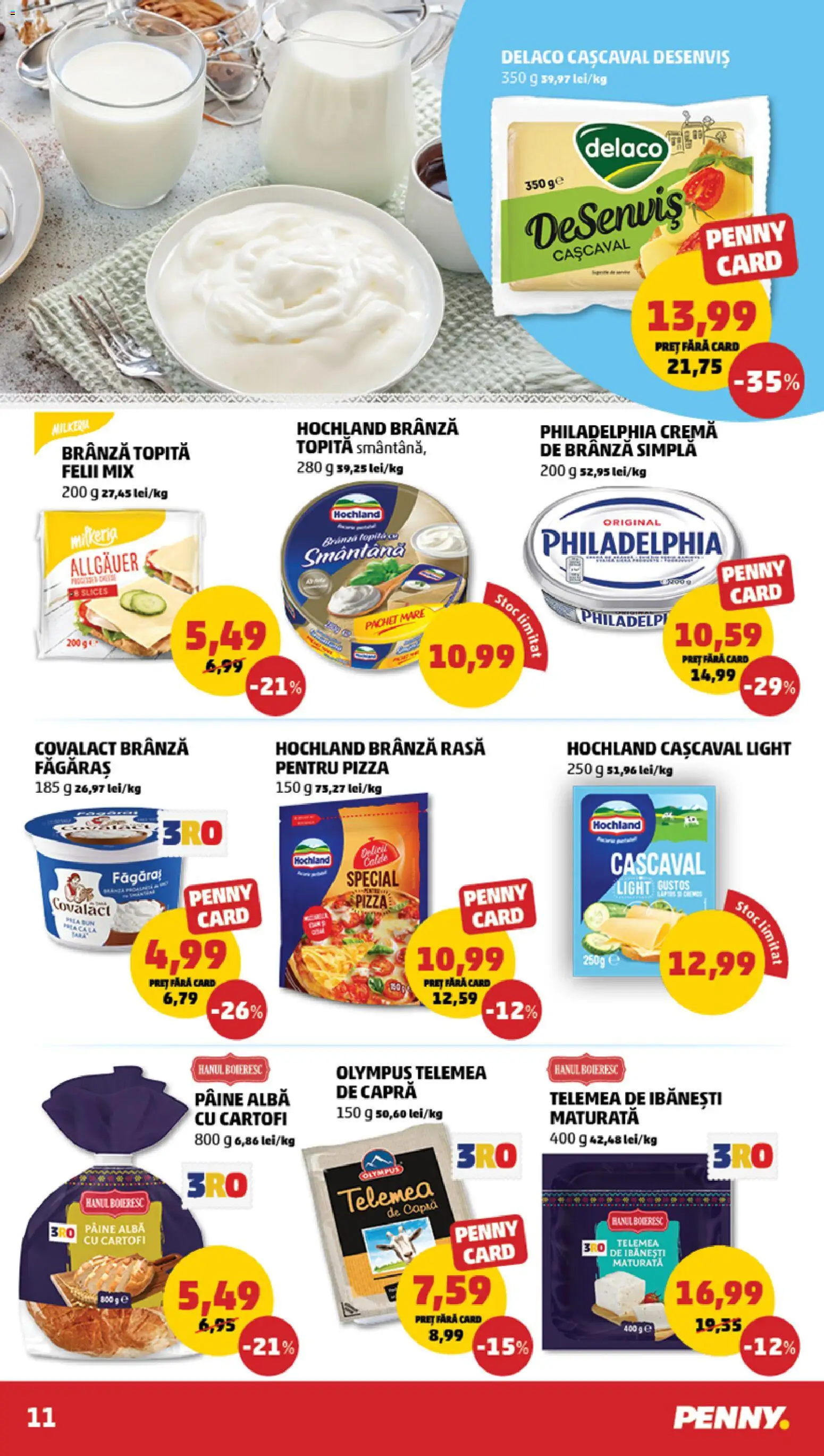 Catalog PENNY Market 26 - 31 August 2026 | Pagina 11 | Produse: Alba, Cremă, Pizza, Cartofi