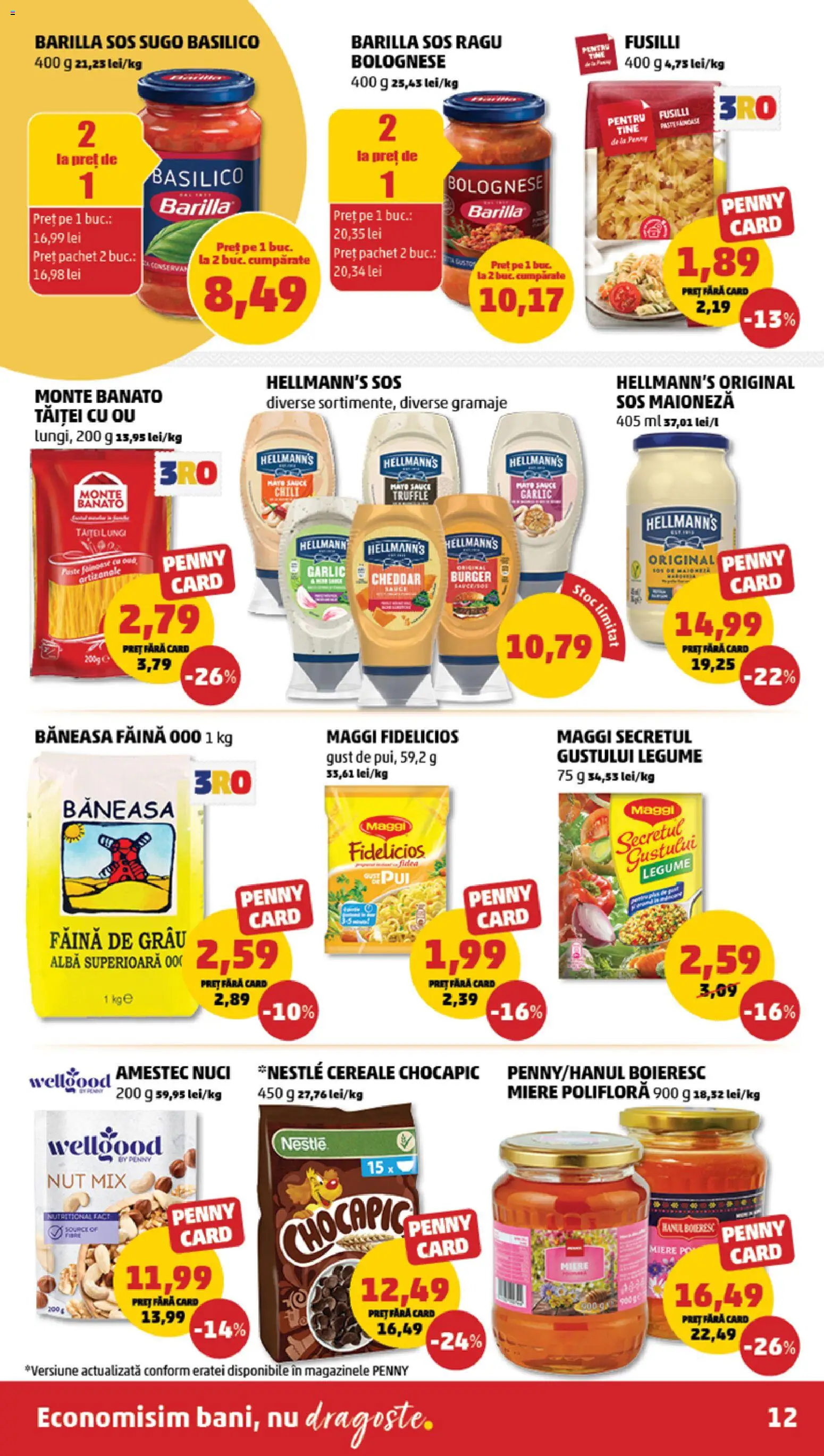 Catalog PENNY Market 26 - 31 August 2026 | Pagina 12 | Produse: Barilla, Paste, Amestec, Legume