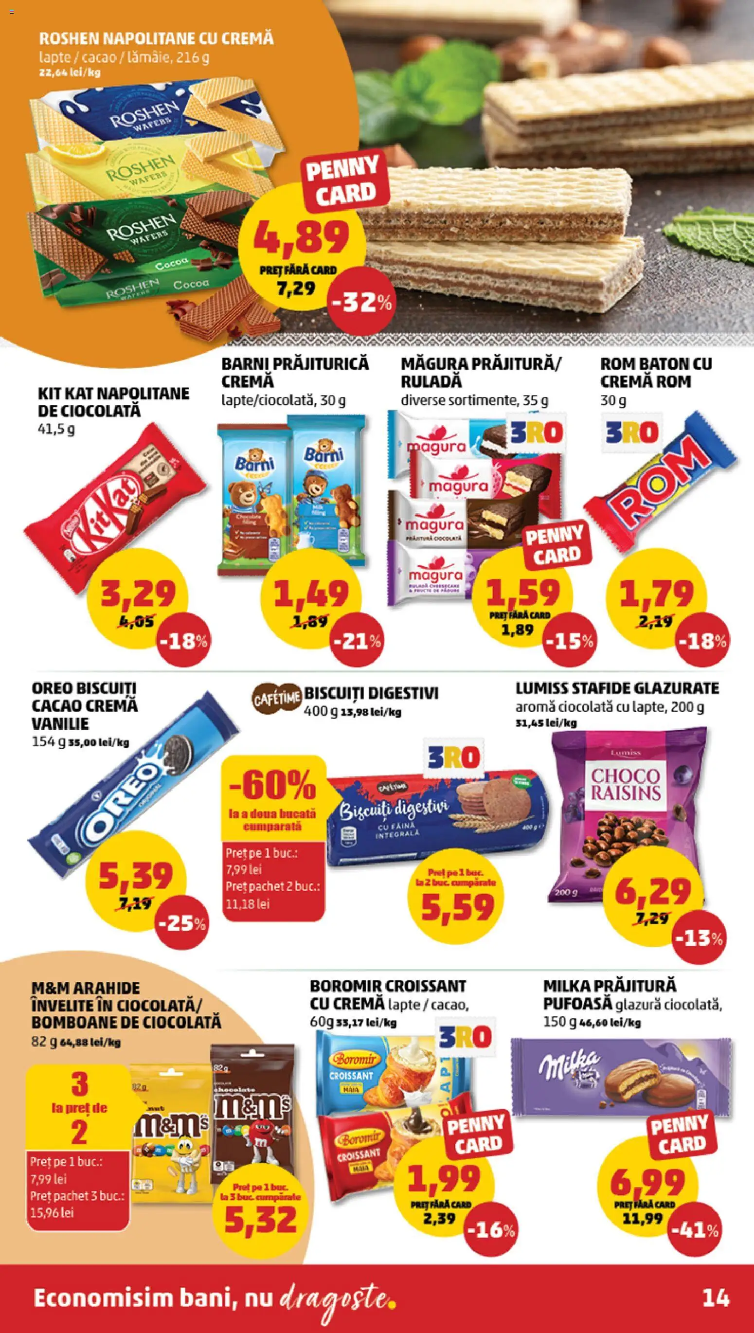 Catalog PENNY Market 26 - 31 August 2026 | Pagina 14 | Produse: Croissant, Ruladă, Ciocolată, Făină