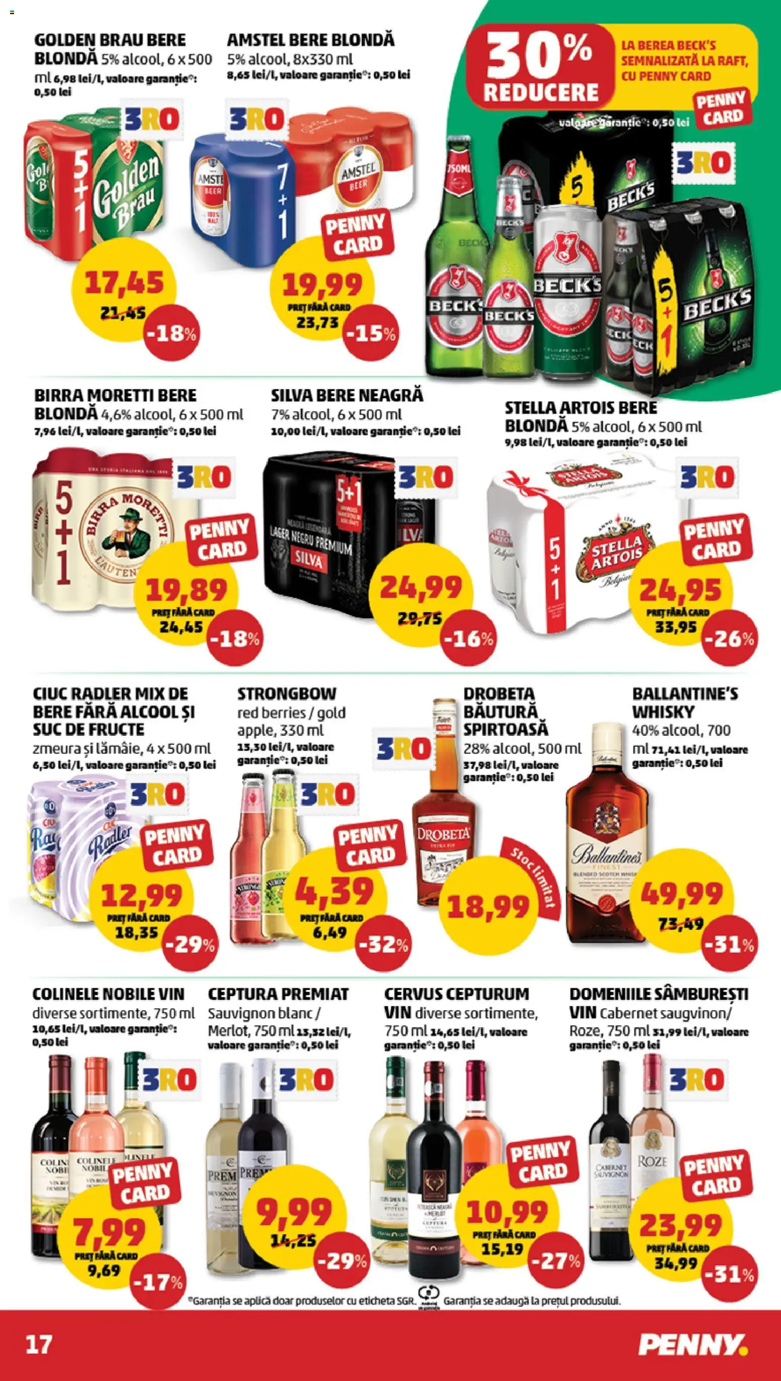 Catalog PENNY Market 26 - 31 August 2026 | Pagina 17 | Produse: Bere fara alcool, Ballantine's, Bere, Sauvignon