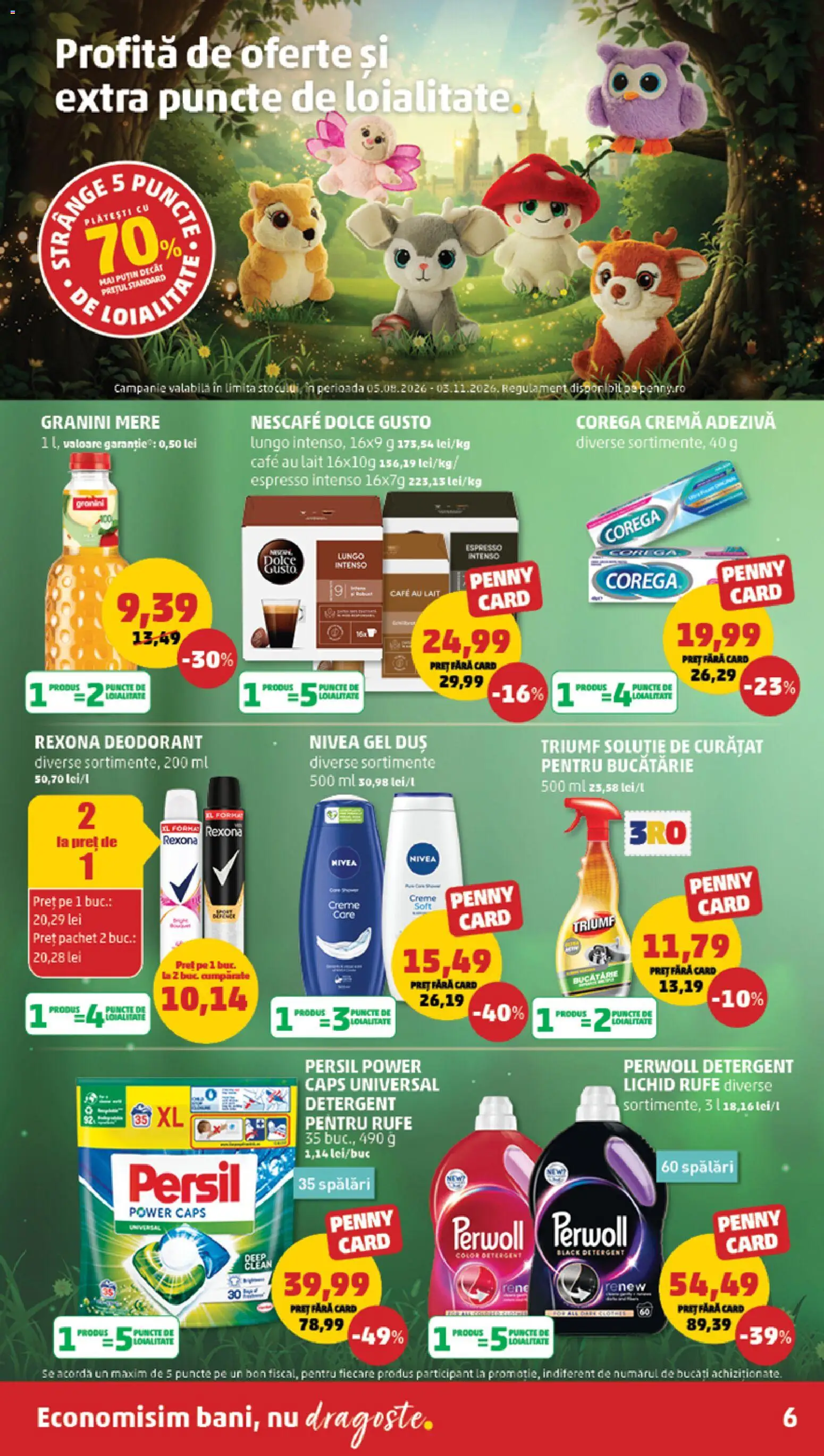 Catalog PENNY Market 26 - 31 August 2026 | Pagina 6 | Produse: Rexona, Cremă, Mere, Deodorant