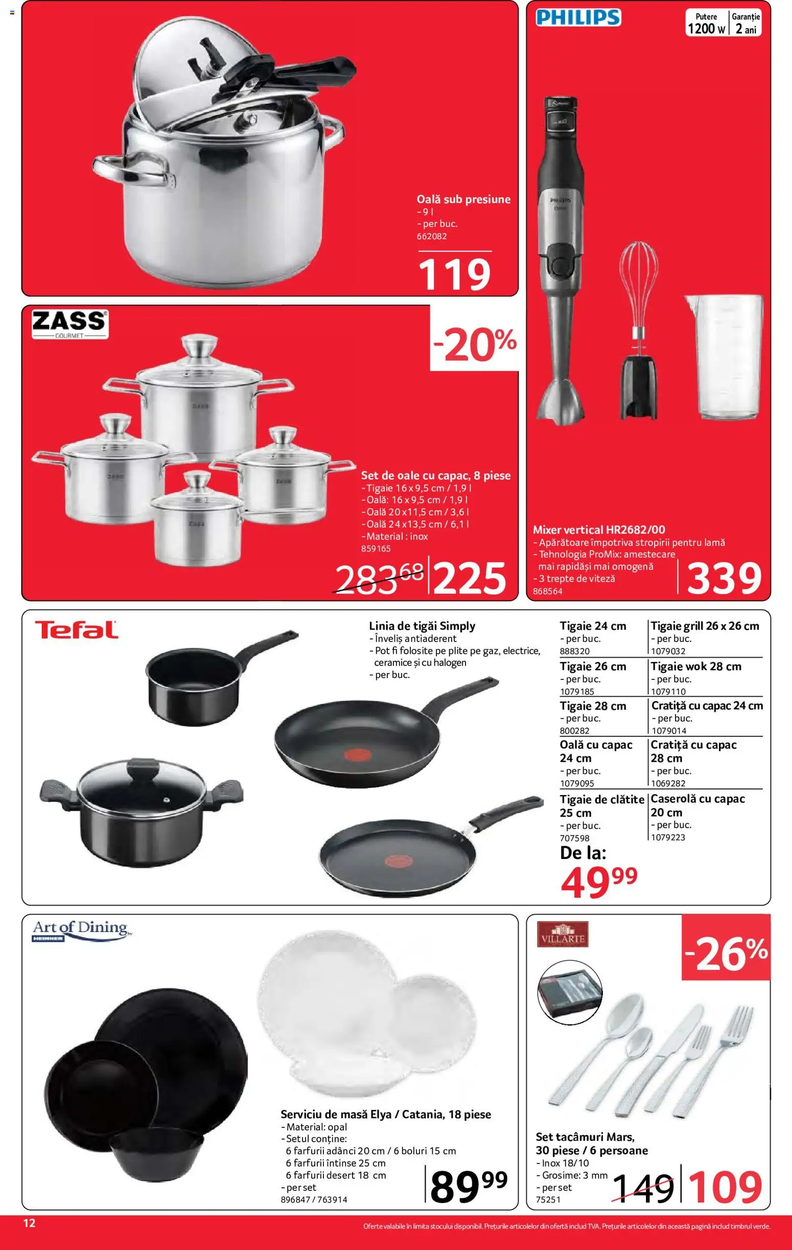 Catalog Selgros 21 August - 2 Septembrie 2026 | Pagina 12 | Produse: Cratiță, Oală, Set tacâmuri, Art