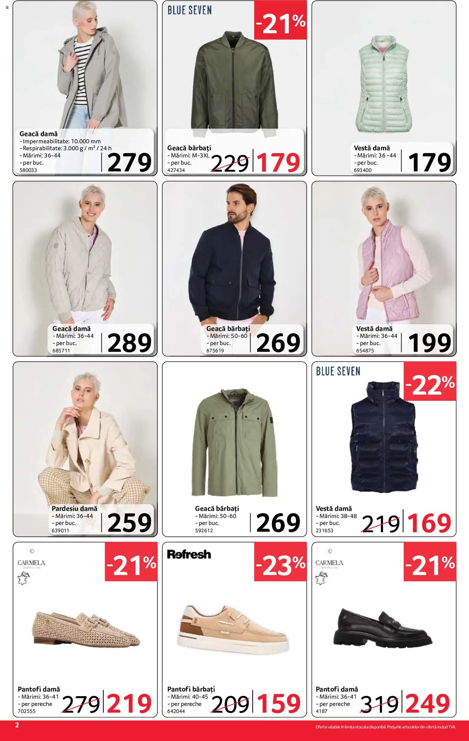 Catalog Selgros 21 August - 2 Septembrie 2026 | Pagina 2 | Produse: Pantofi, Vestă, Geacă