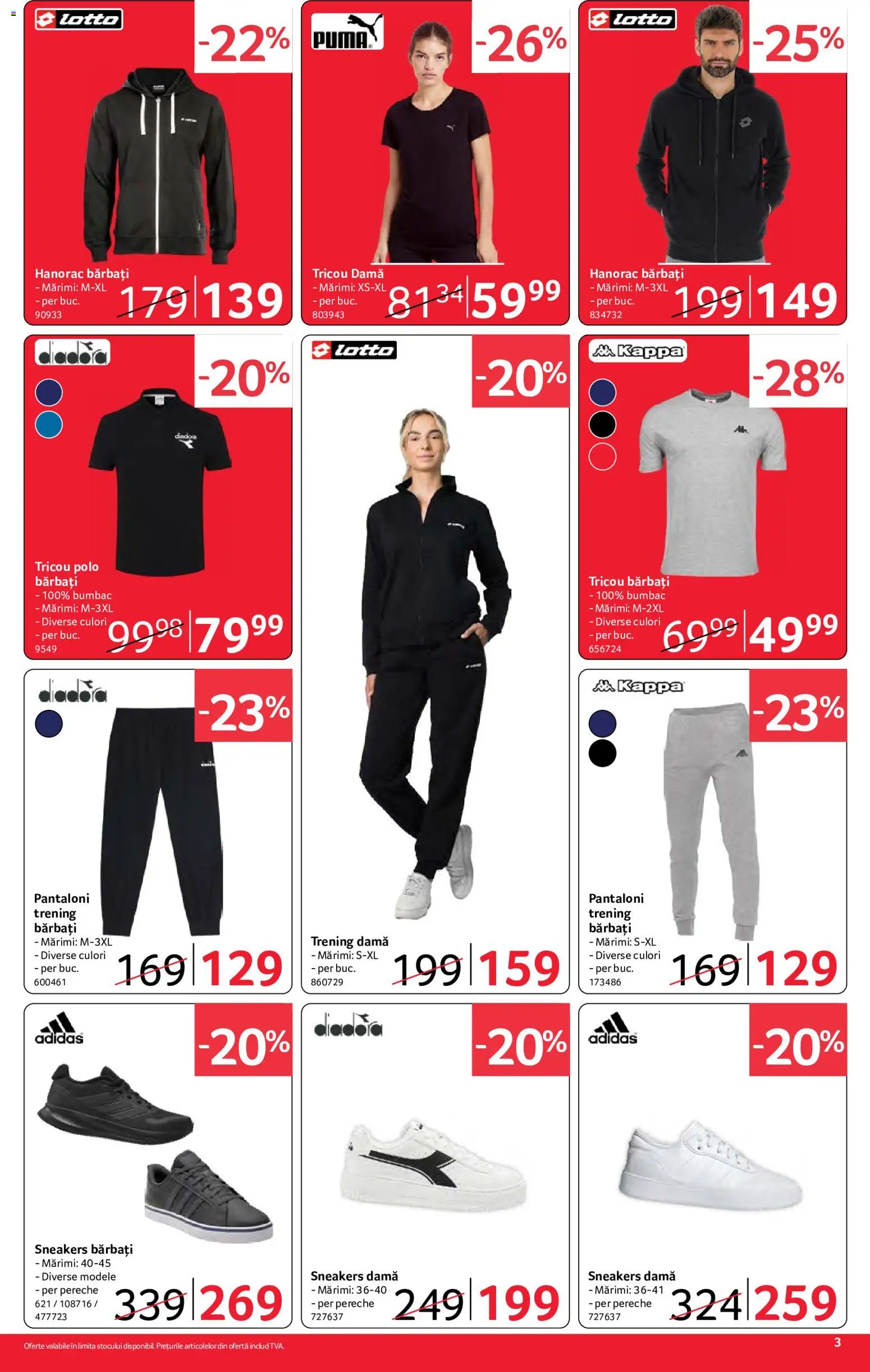 Catalog Selgros 21 August - 2 Septembrie 2026 | Pagina 3 | Produse: Trening, Trening Barbati, Pantaloni, Hanorac