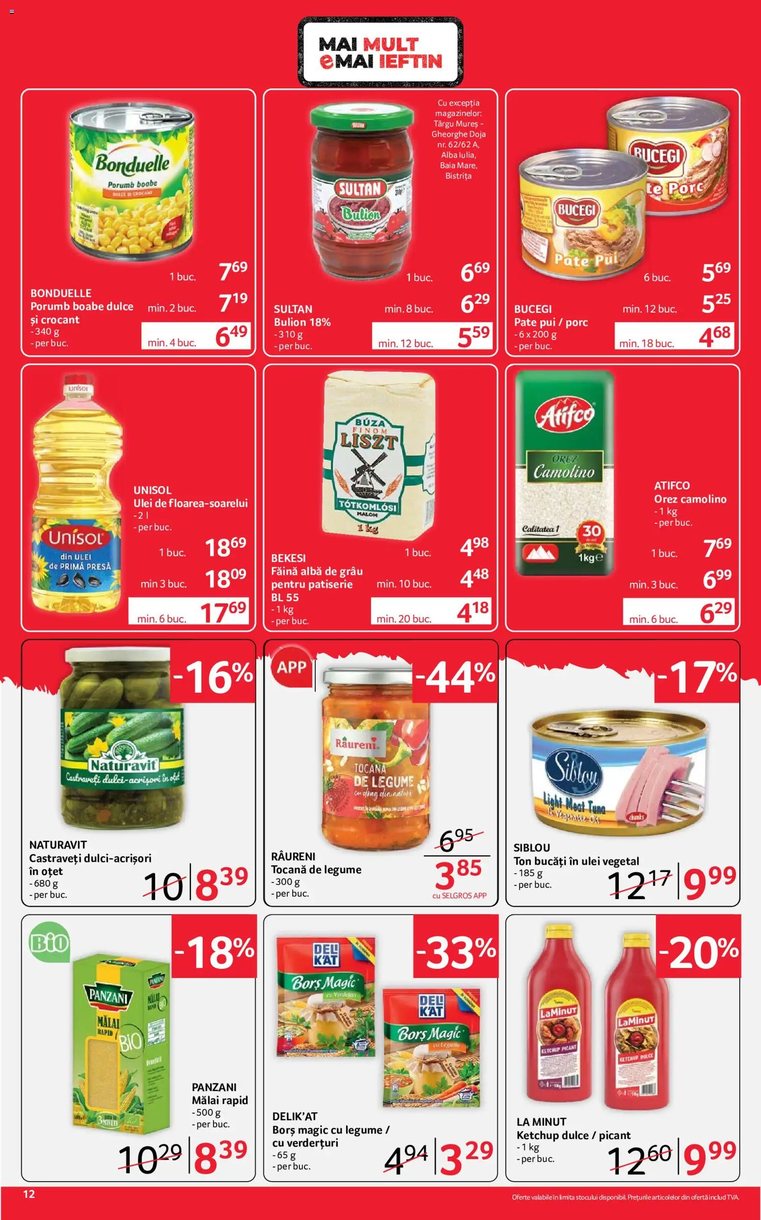 Catalog Selgros 21 August - 2 Septembrie 2026 | Pagina 12 | Produse: Alba, Magic, Ulei, Porumb