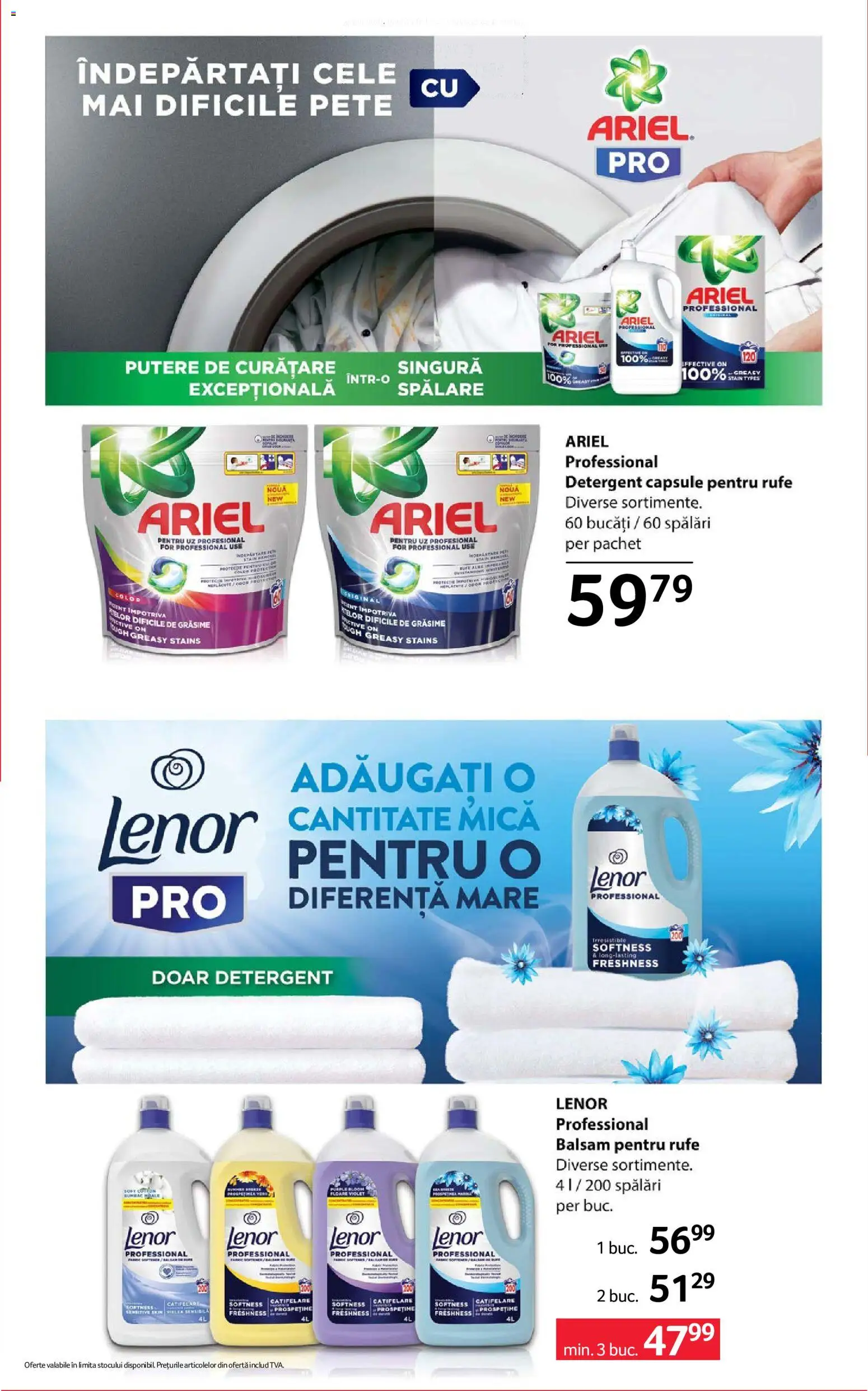Catalog Selgros 21 August - 2 Septembrie 2026 | Pagina 21 | Produse: Balsam, Balsam pentru rufe, Detergent, Ușă